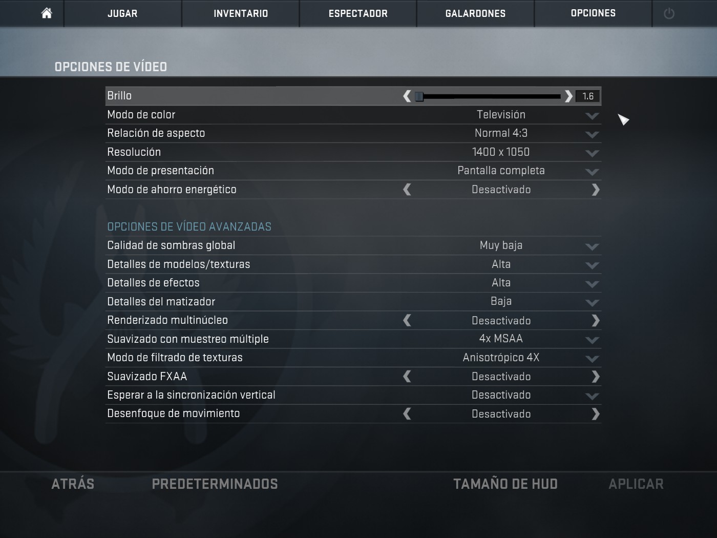 hottA CONFIG cs2