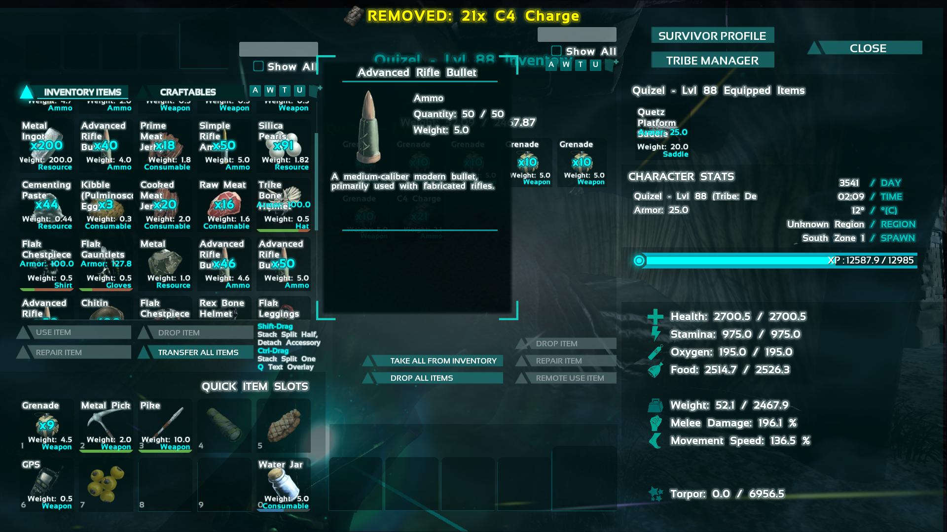 Advanced Rifle Bullet ark