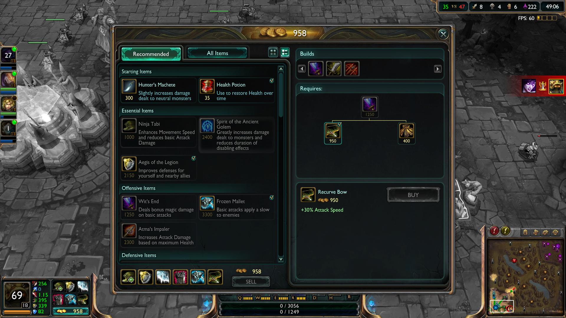 Recurve Bow lol item lol