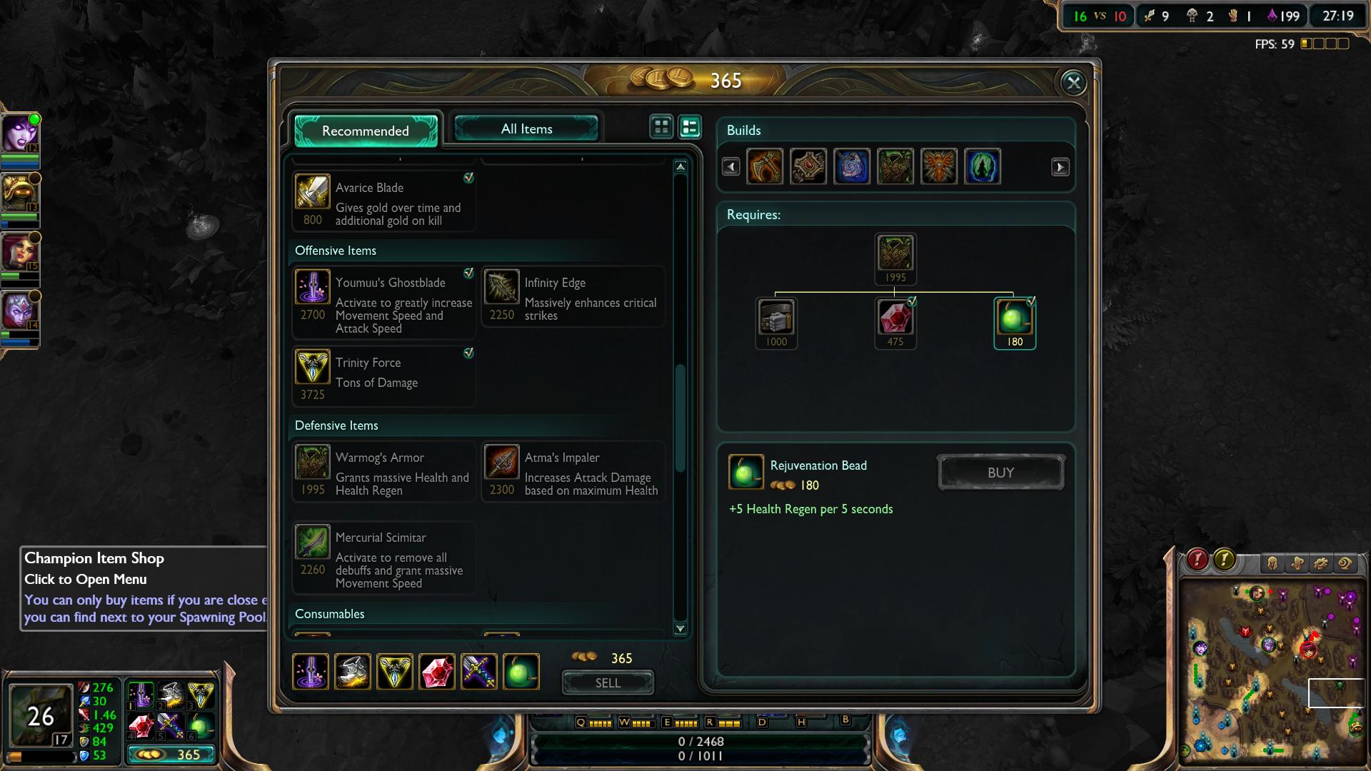 Rejuvenation Bead lol item lol