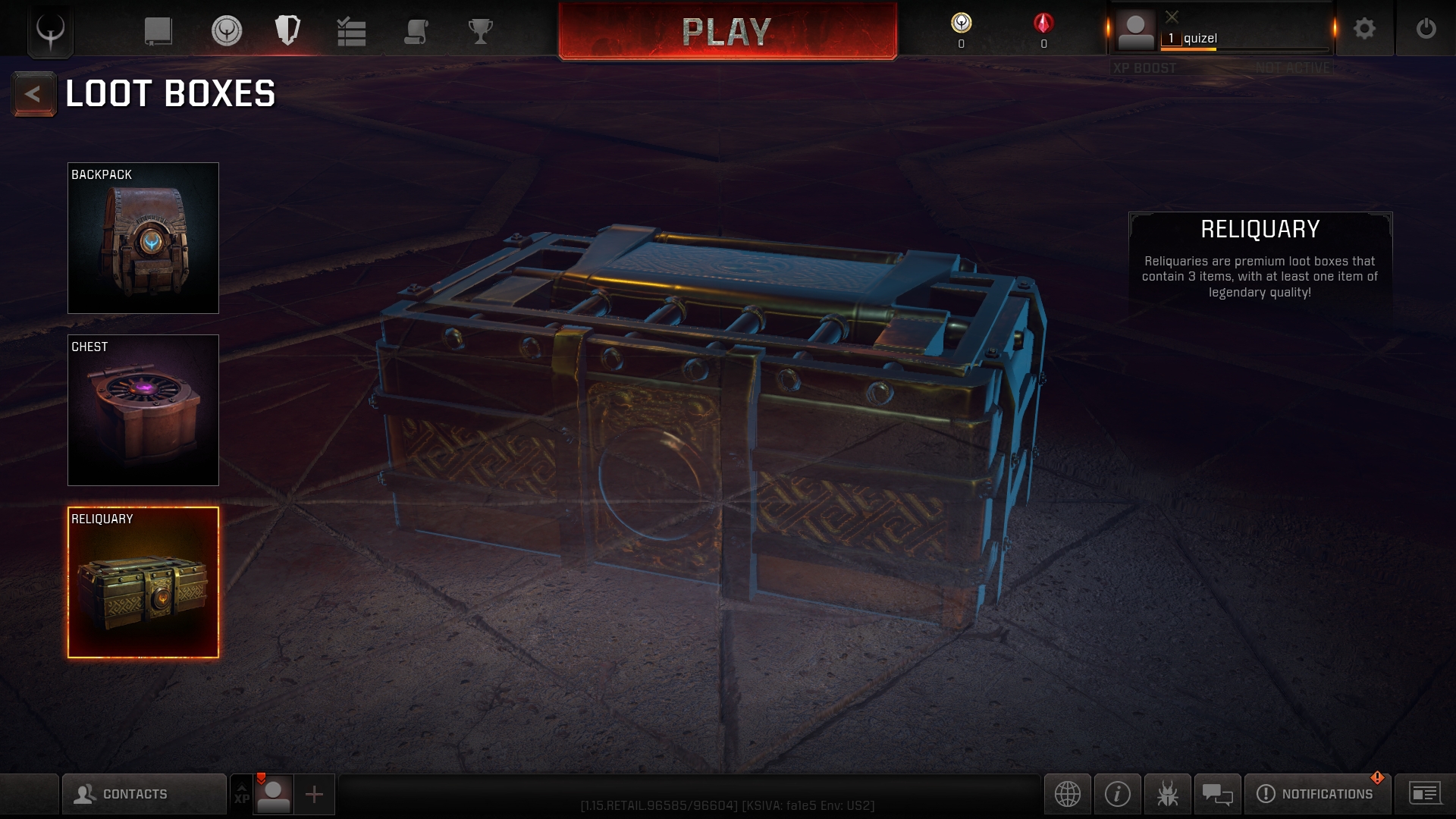 Quake Loot Boxes quake champions