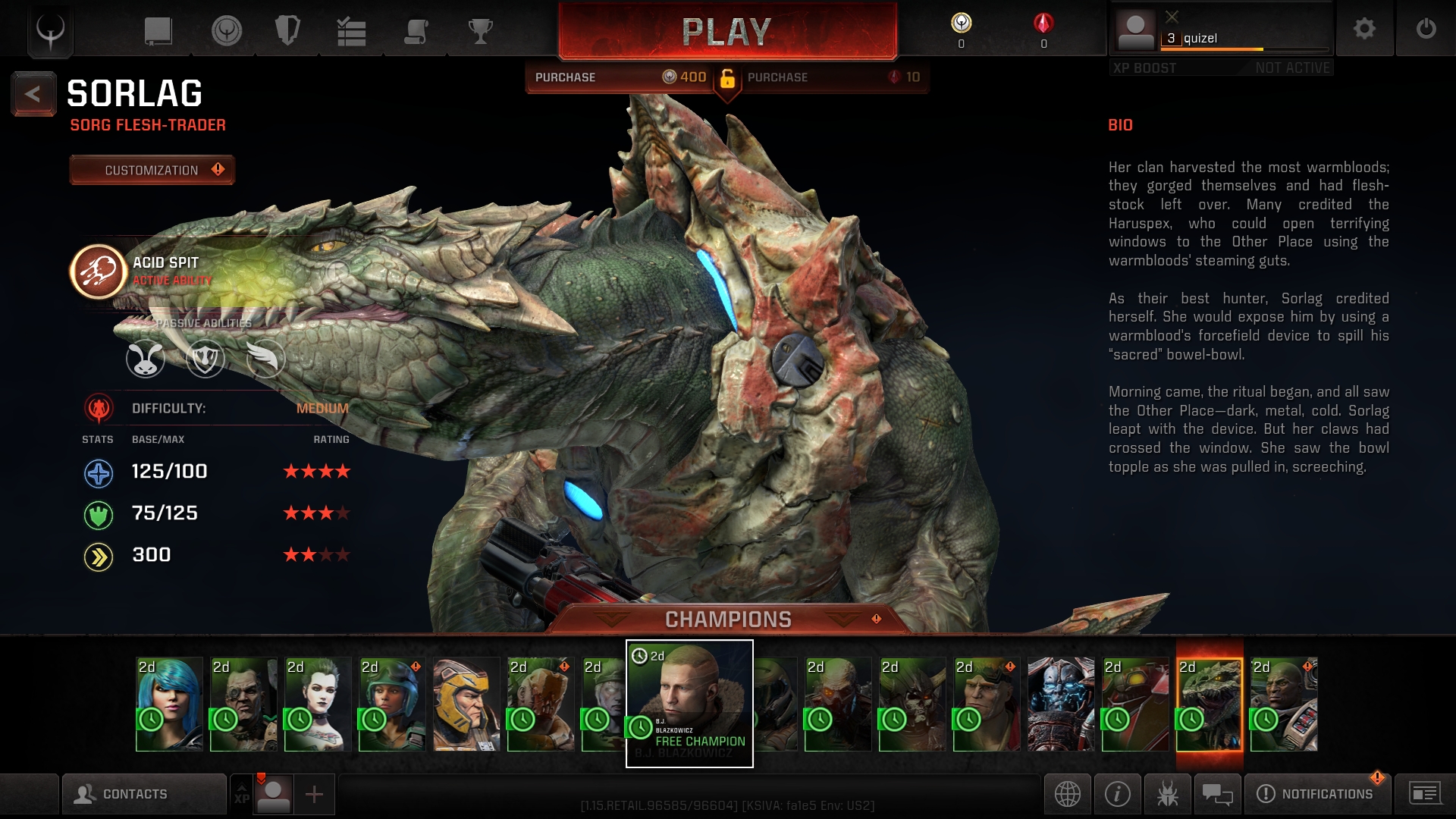 Sorlag Quake quake champions
