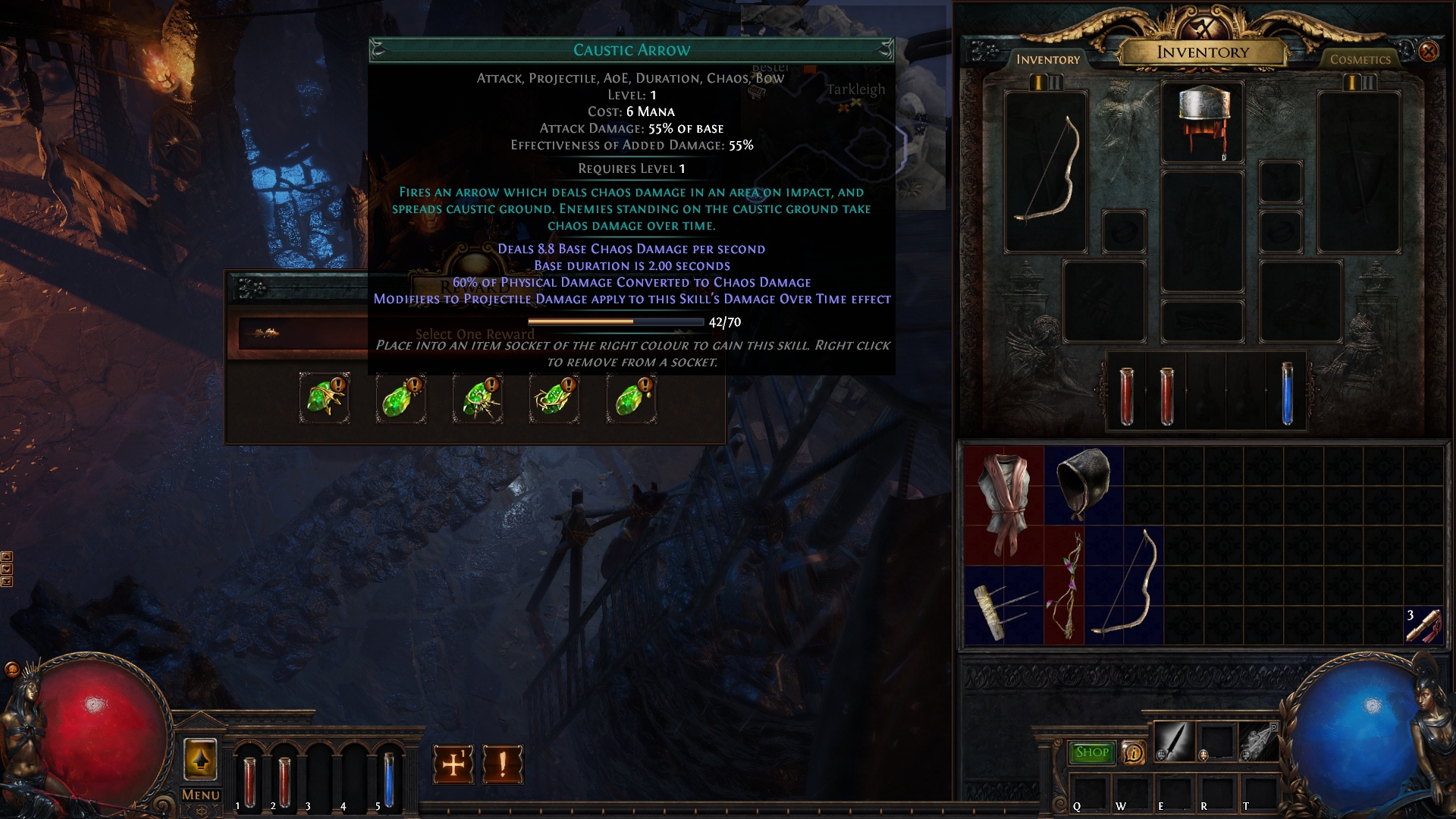 Caustic Arrow poe
