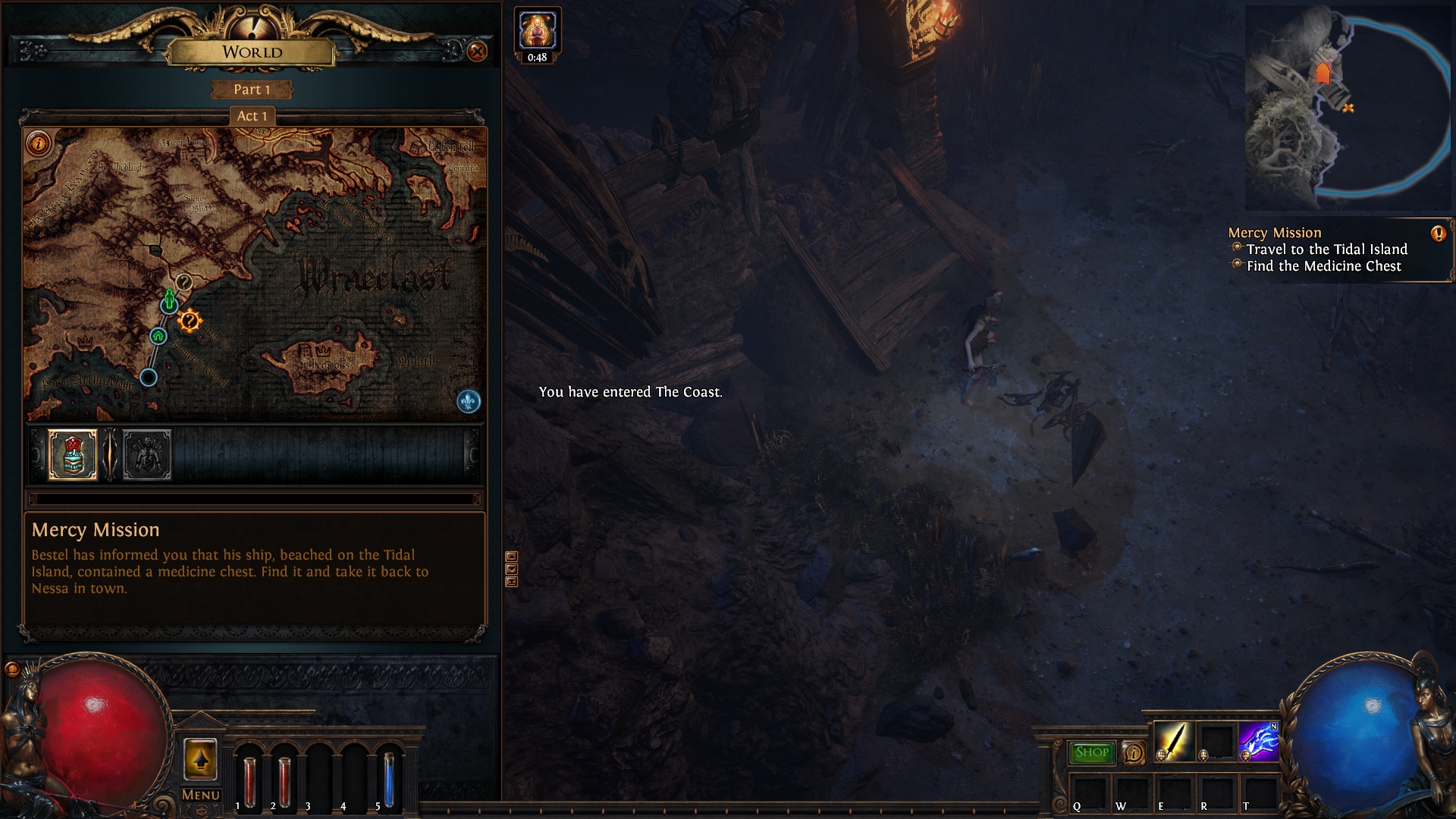 POE World Map poe