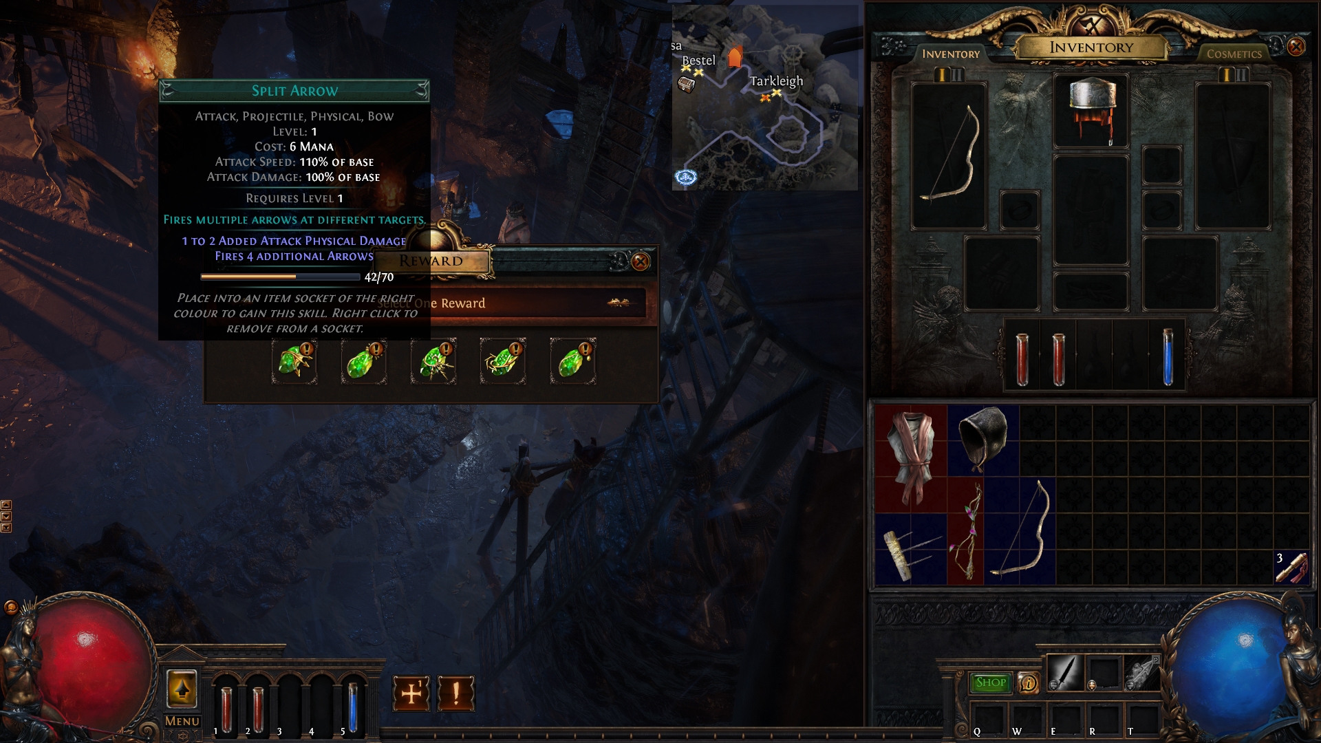Split Arrow poe