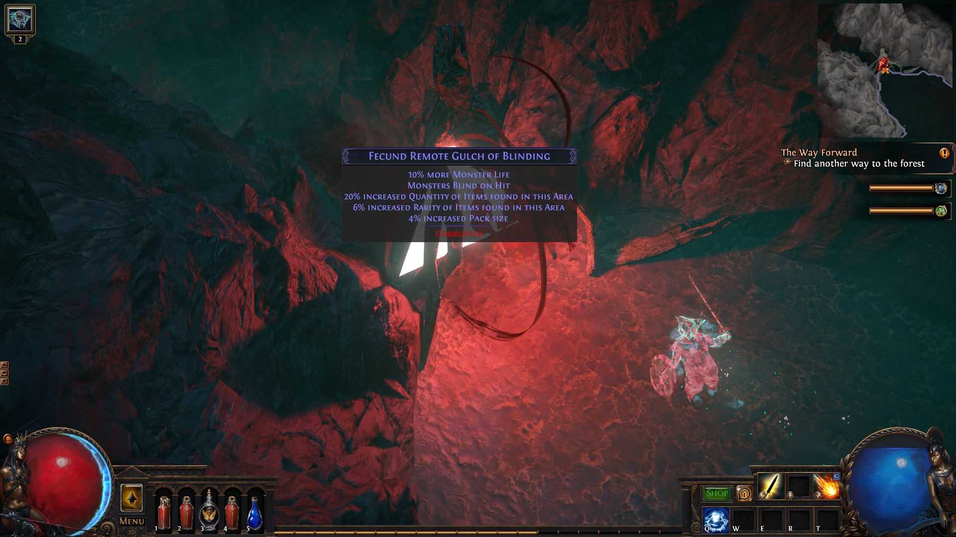 Fecund Remote Gulch of Blinding poe
