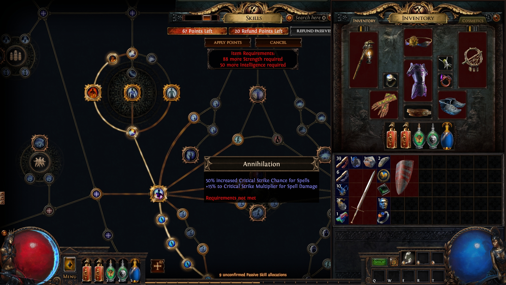 POE Annihilation poe