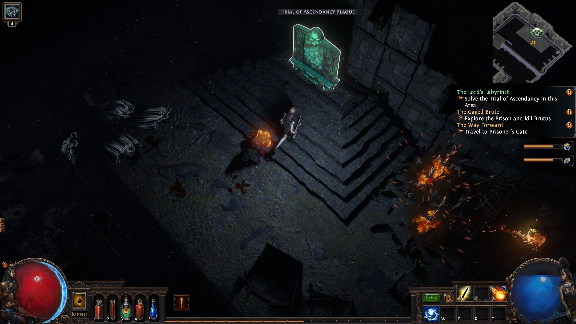 Trial of Ascendancy Plaque poe