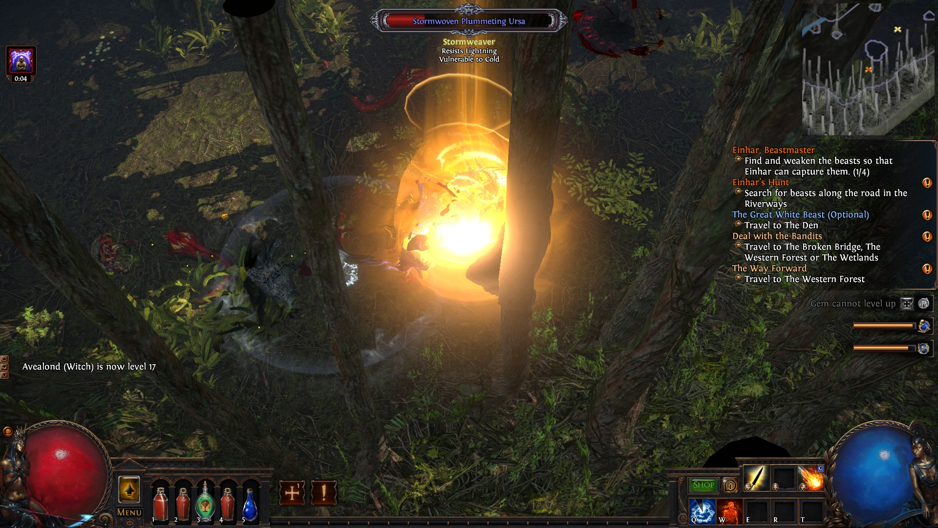 Stormwoven Plummeting Ursa poe