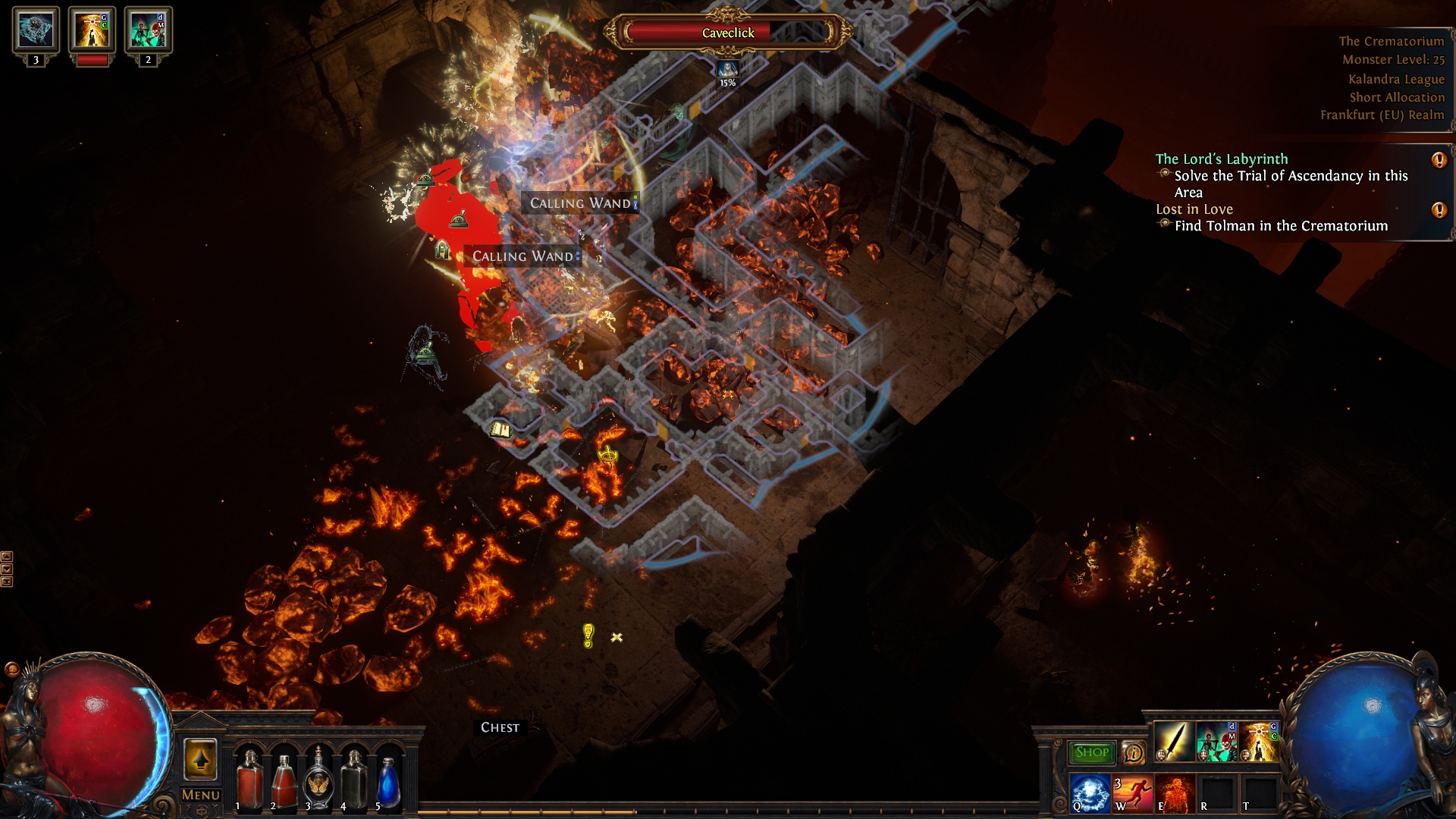 Caveclick poe