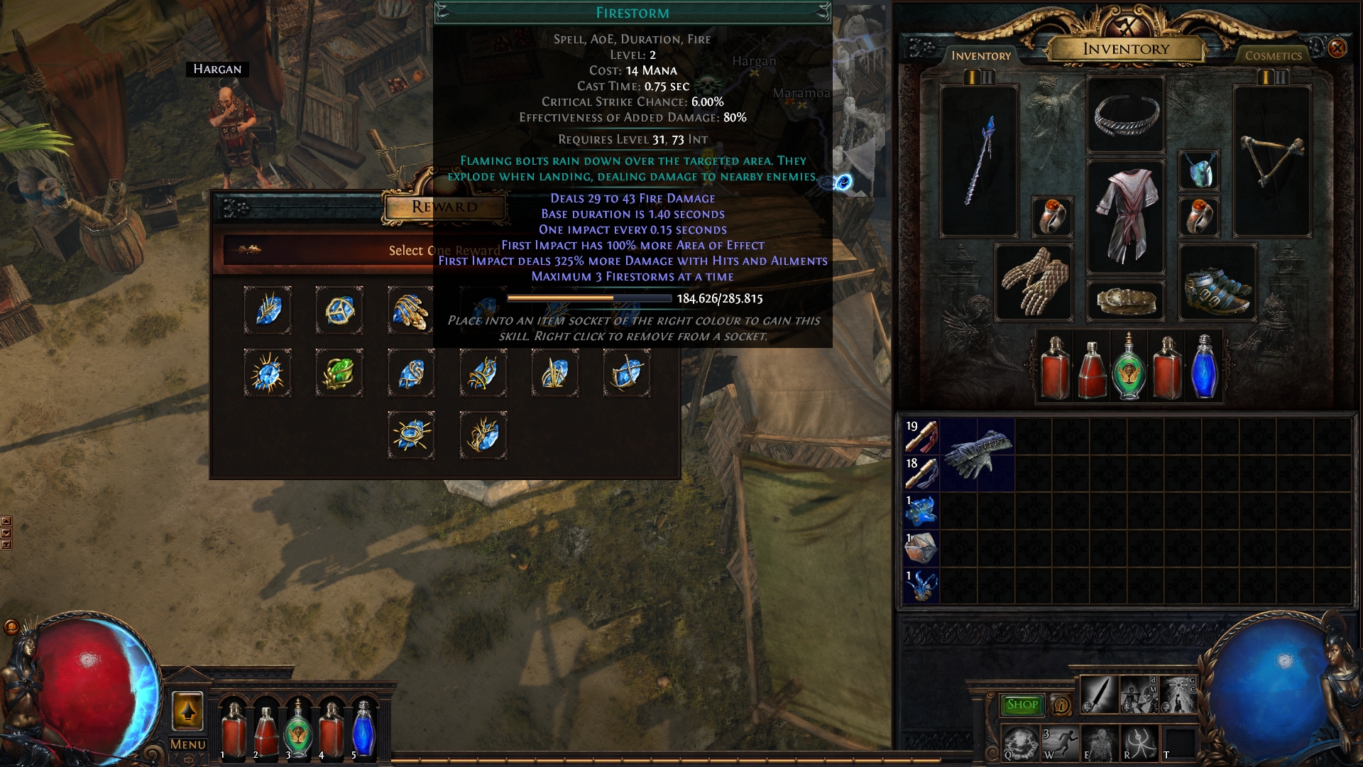 Firestorm poe