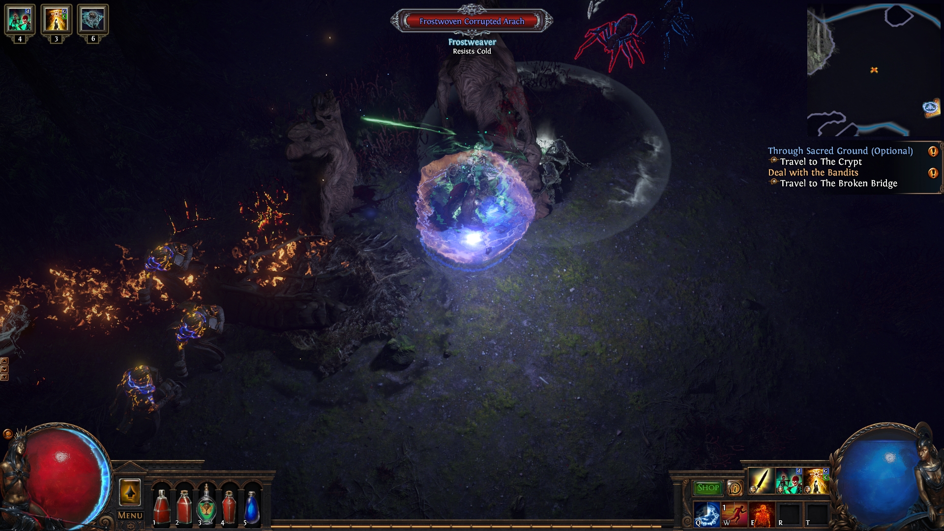 Frostwoven Corrupted Arach poe