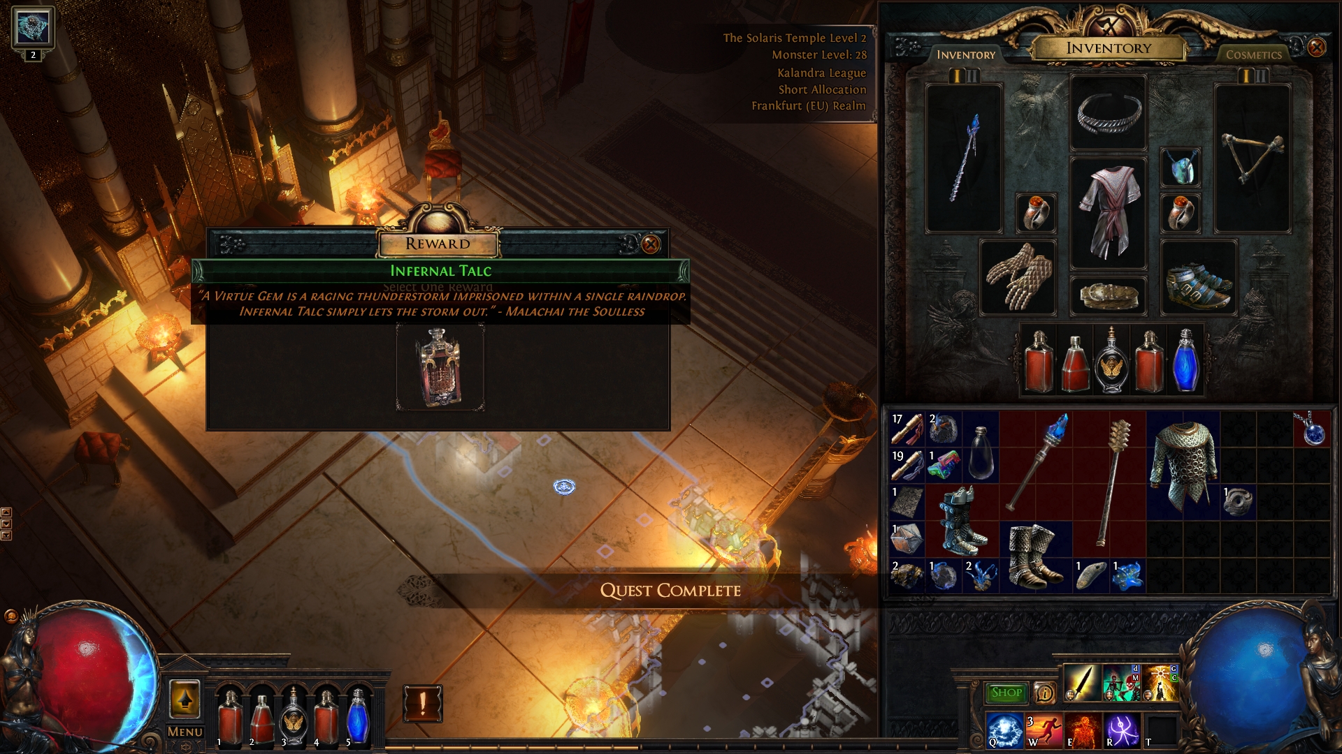 Infernal Talc poe