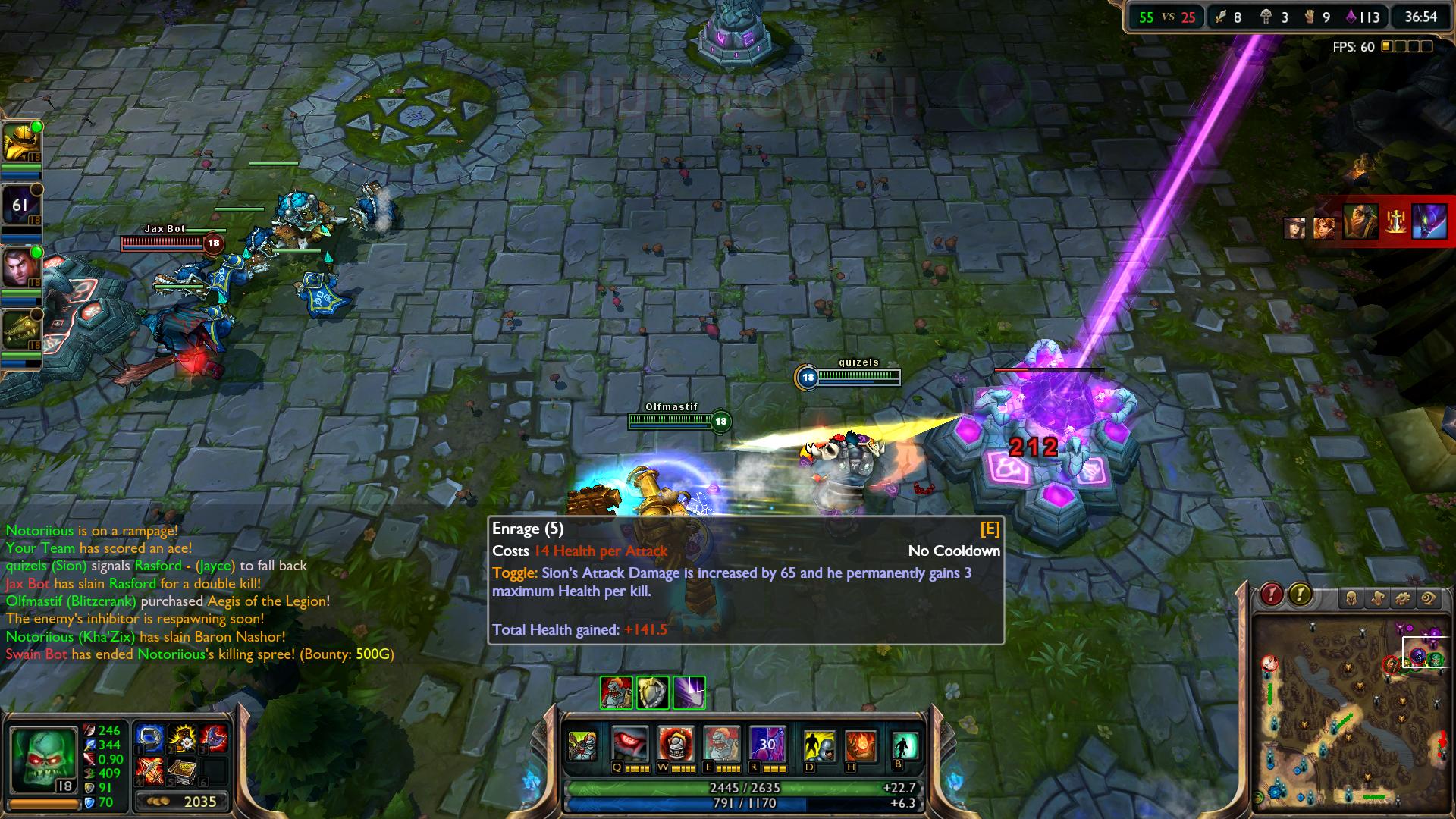 Sion Enrage lol