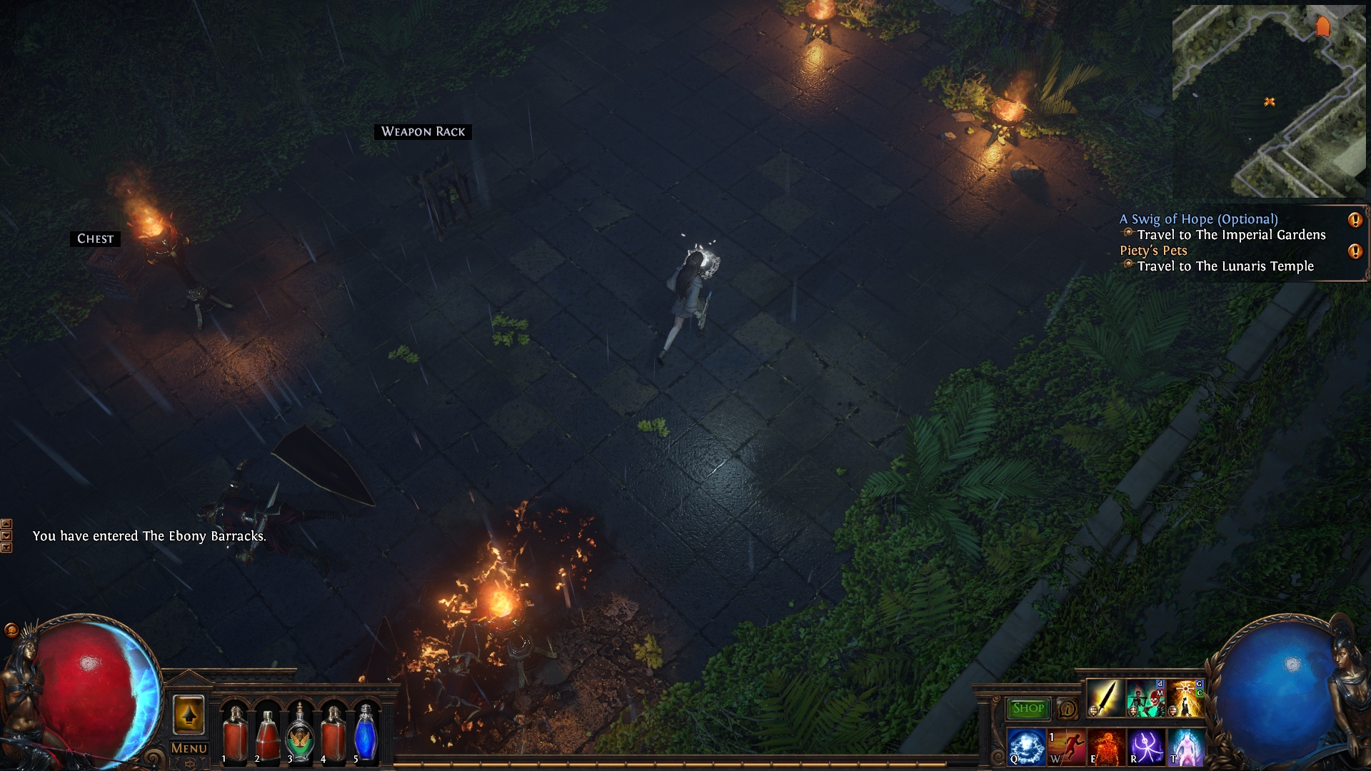 The Ebony Barracks poe