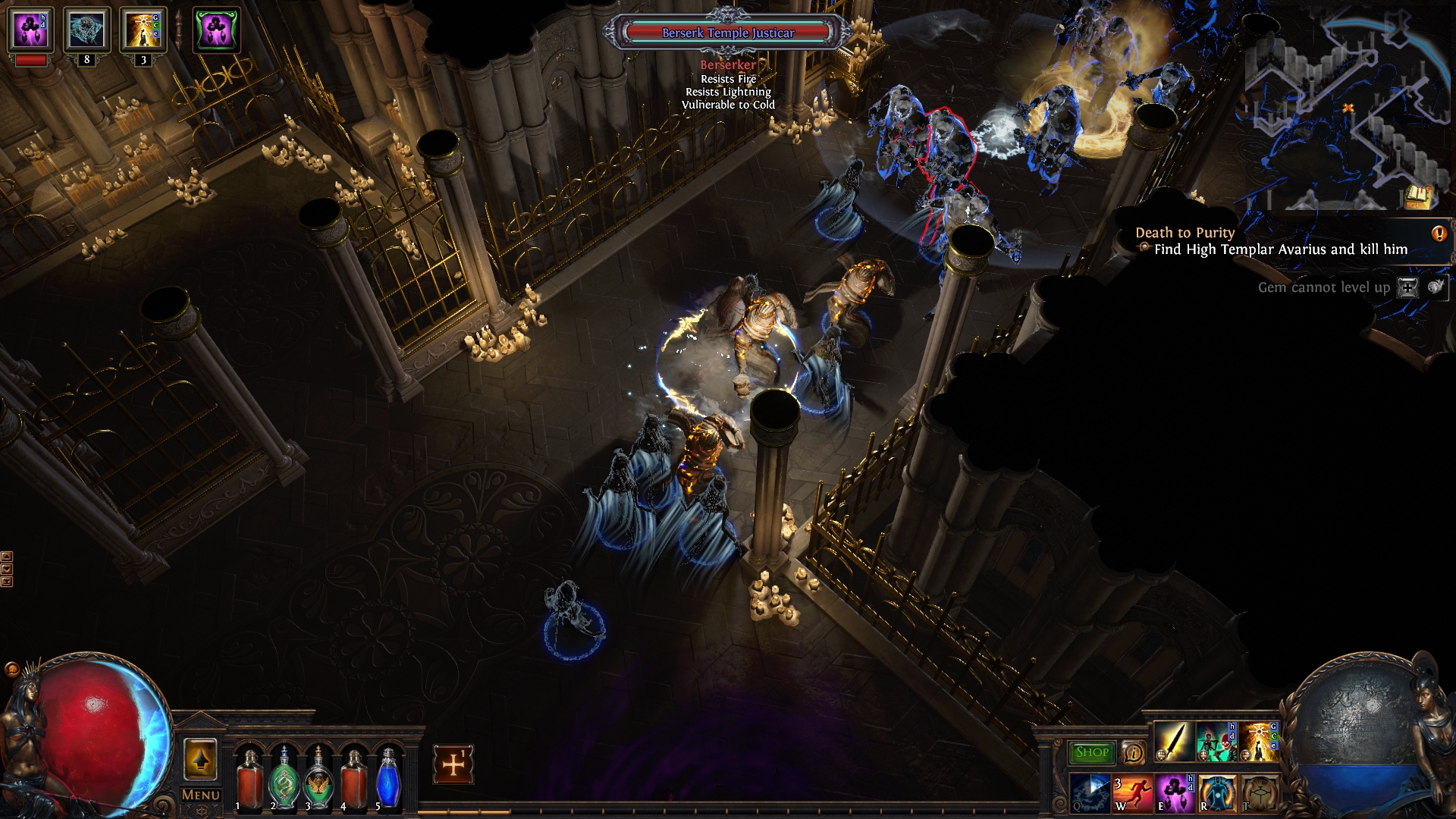 Berserk Temple Justicar poe