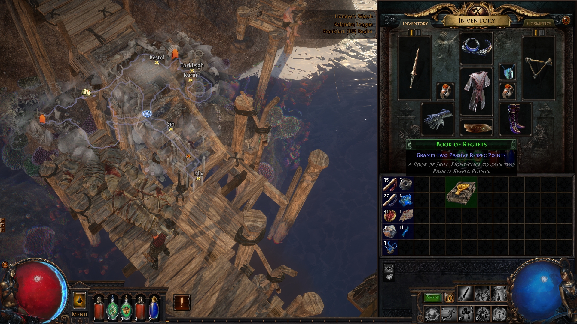 Book of Regrets poe