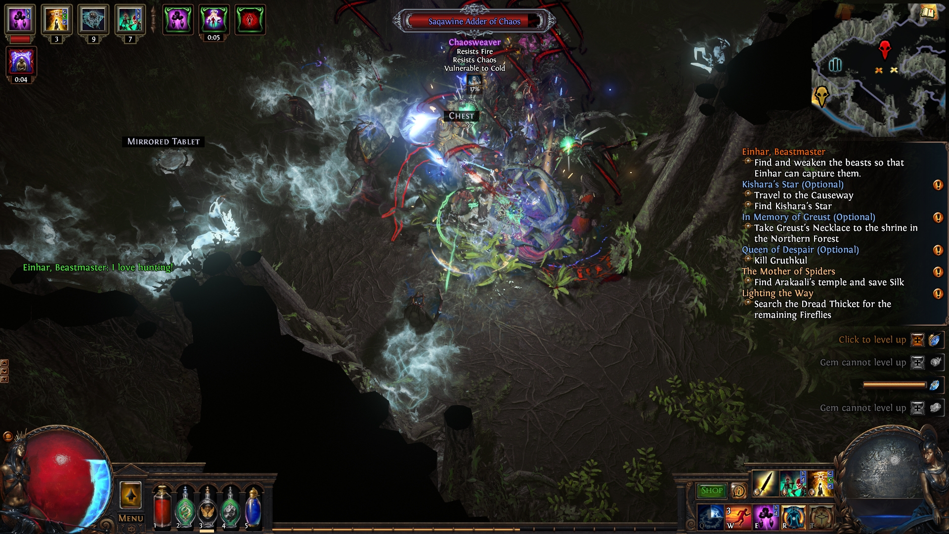 Saqawine Adder of Chaos poe