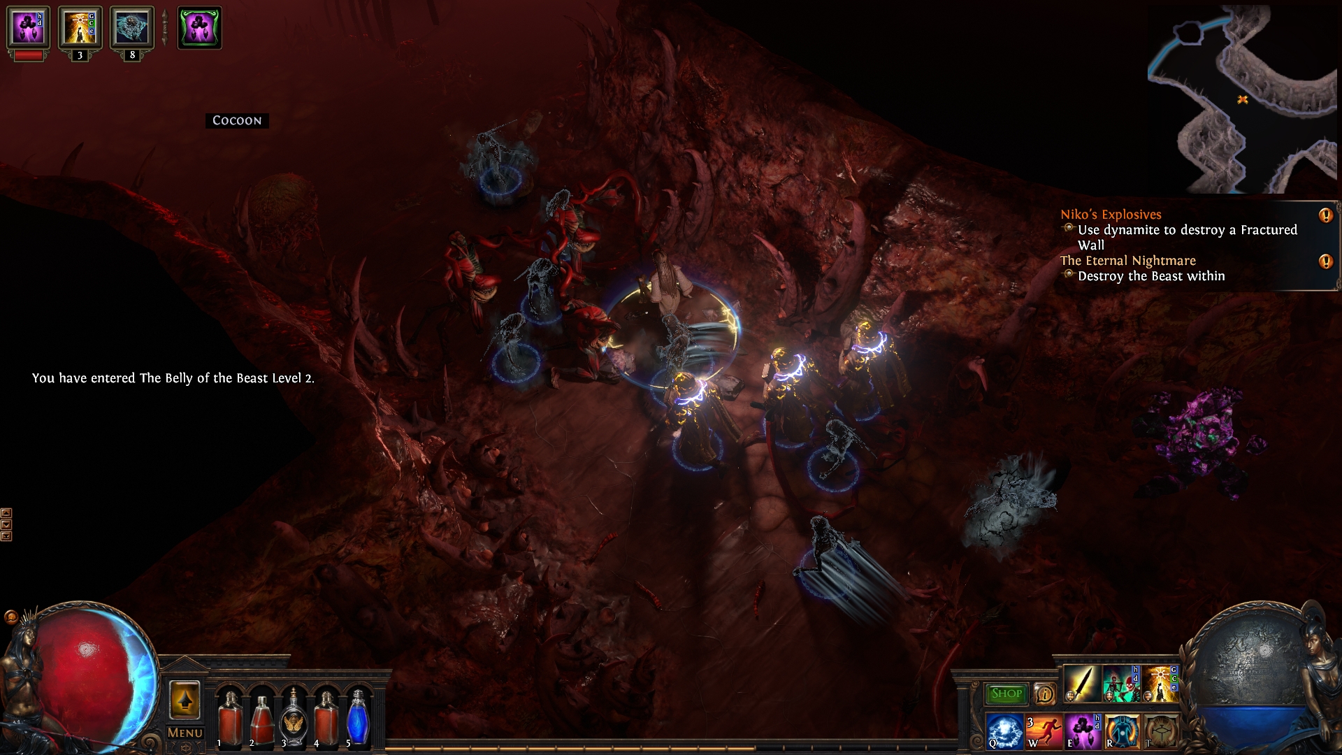 The Belly of the Beast Level 2 poe