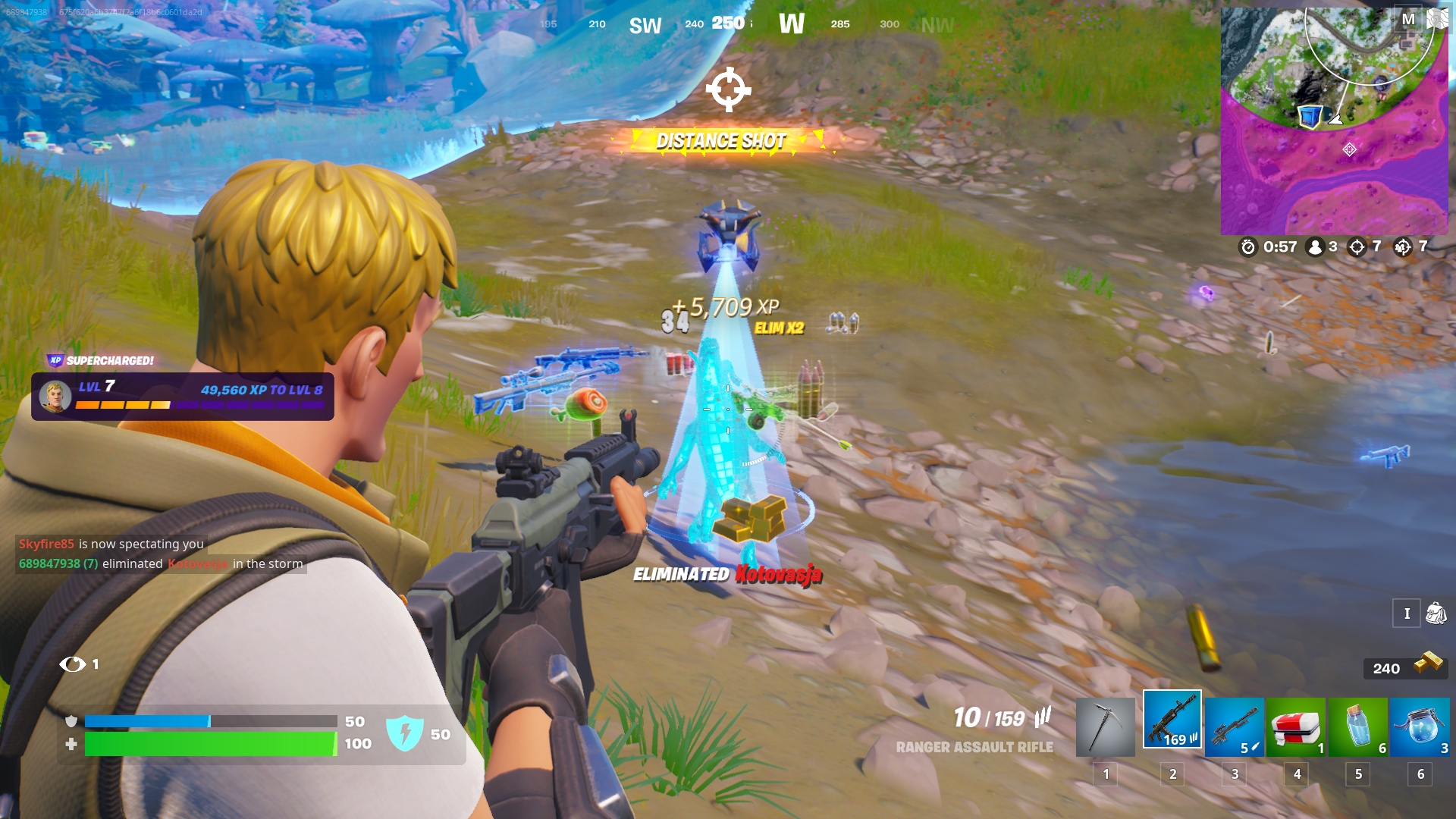 Distance Shot fortnite