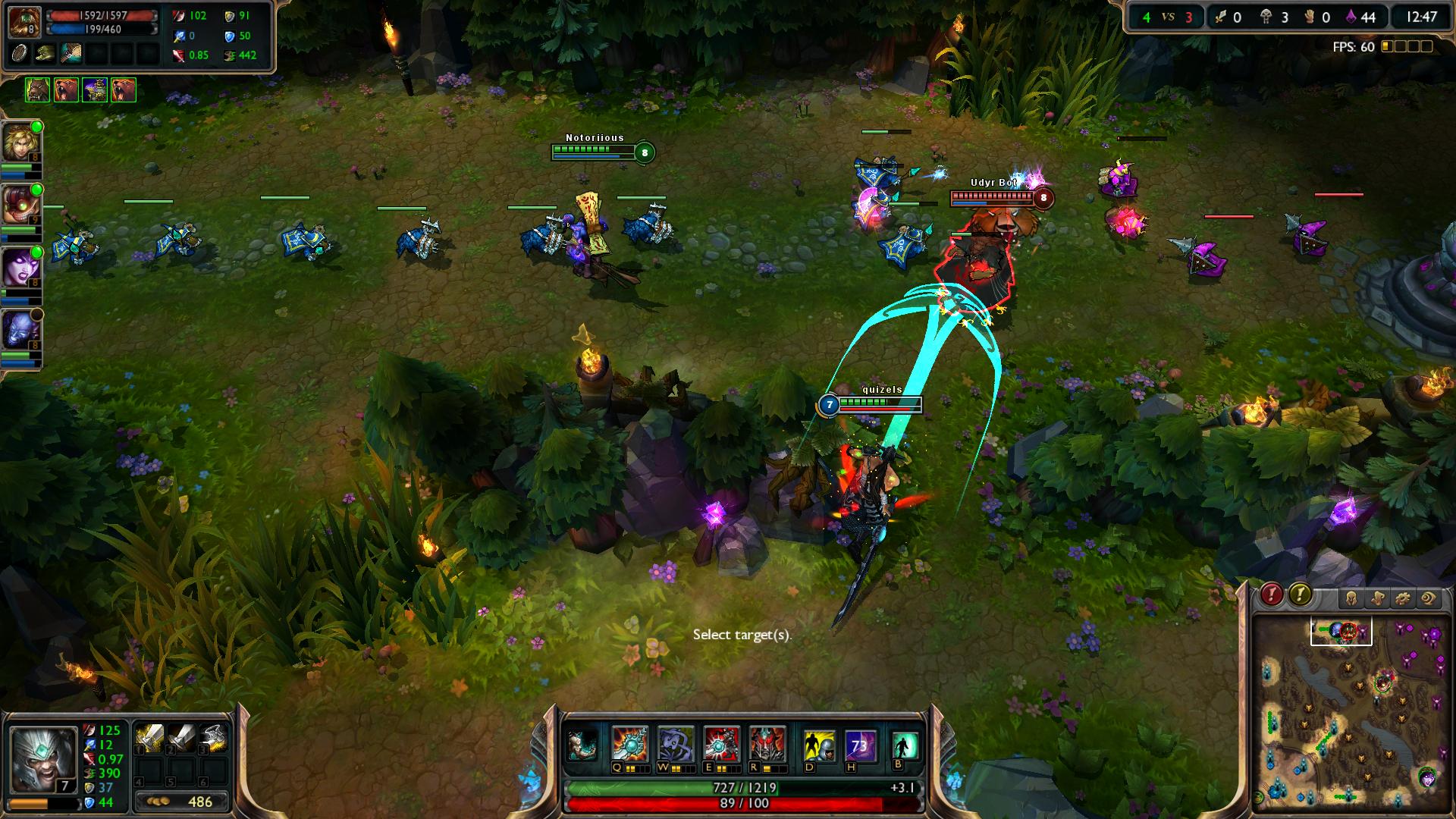 Spinning Slash Tryndamere lol lol