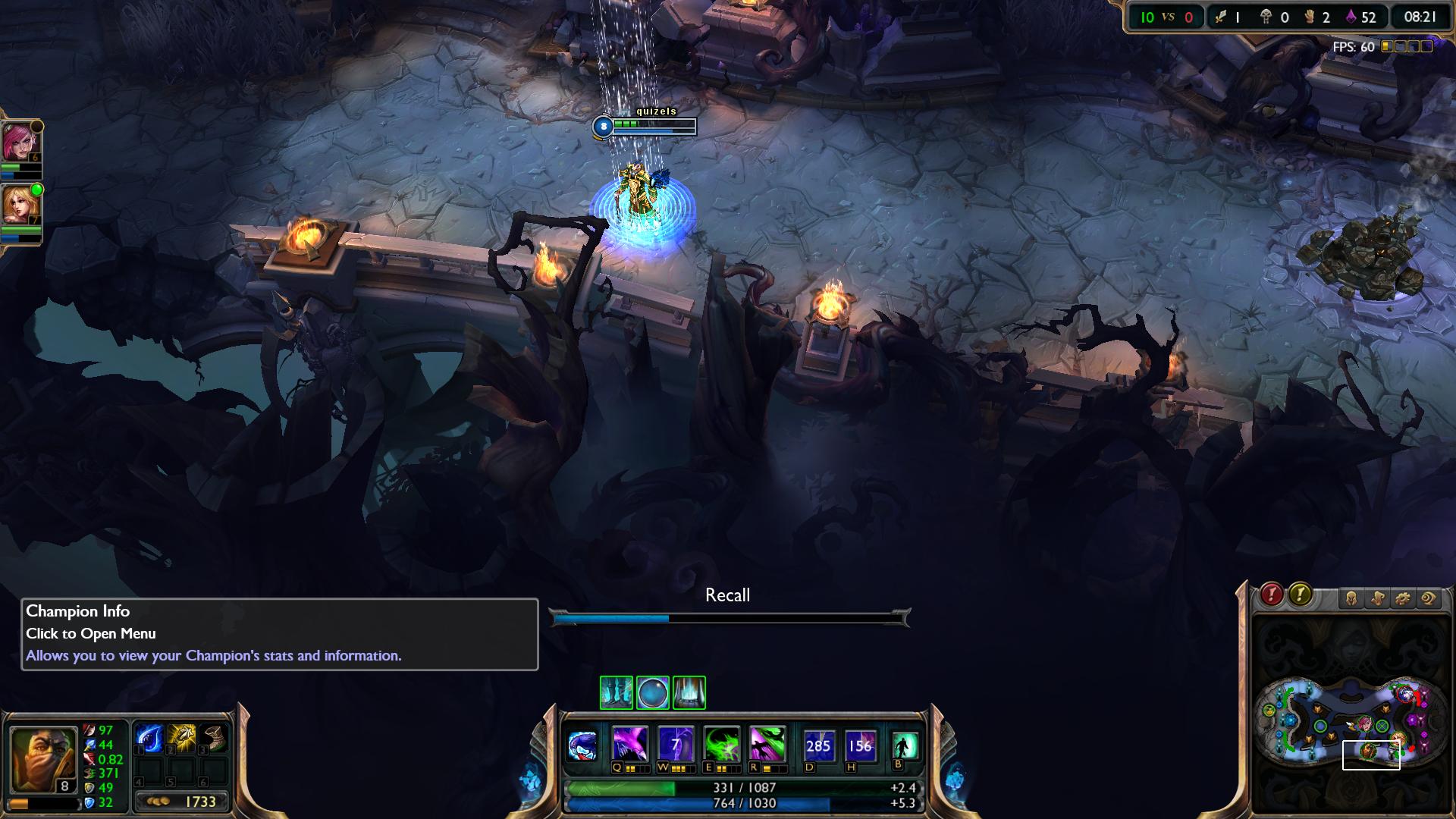 Swain recall lol lol