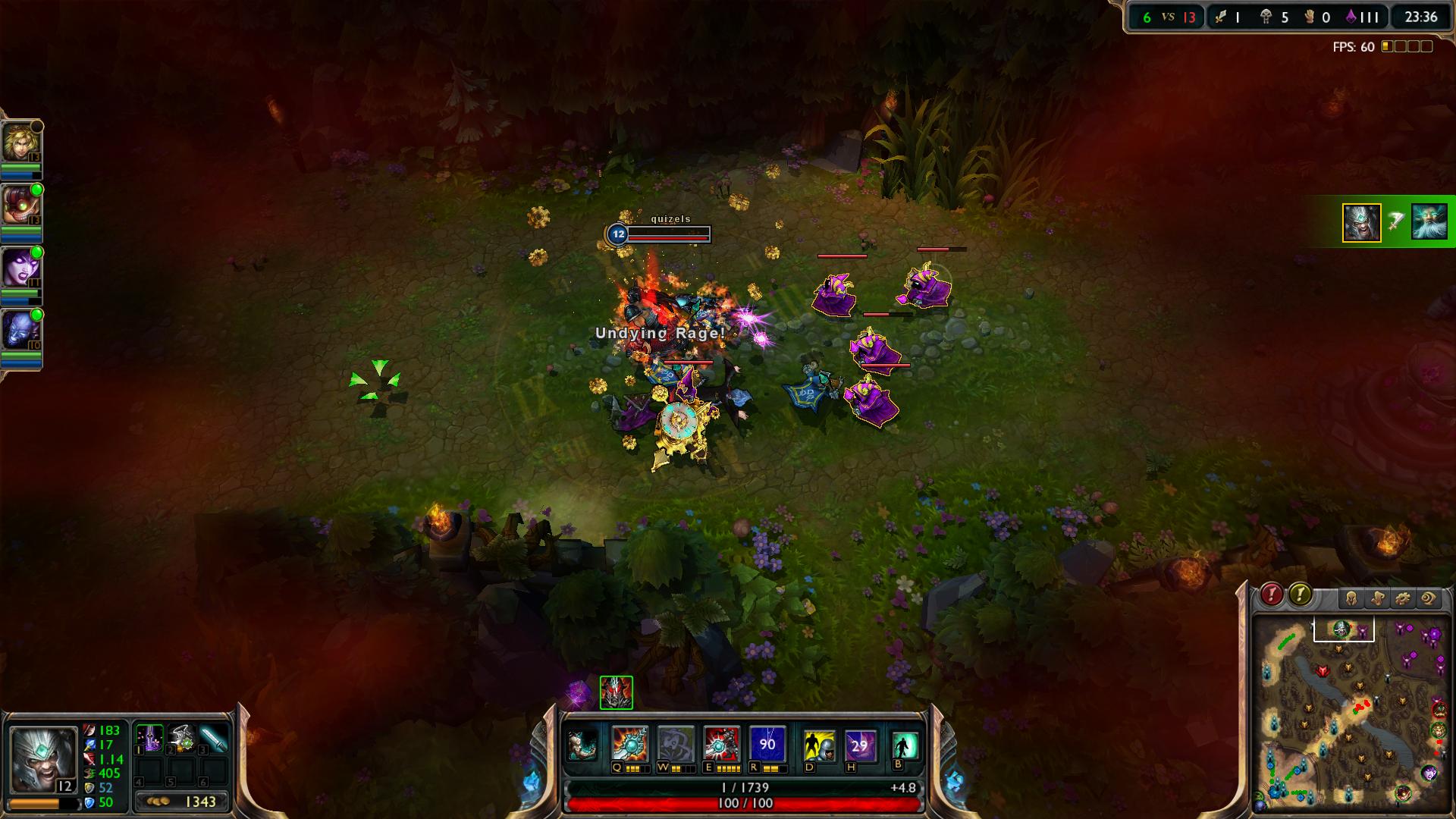 Tryndamere Undying Rage lol