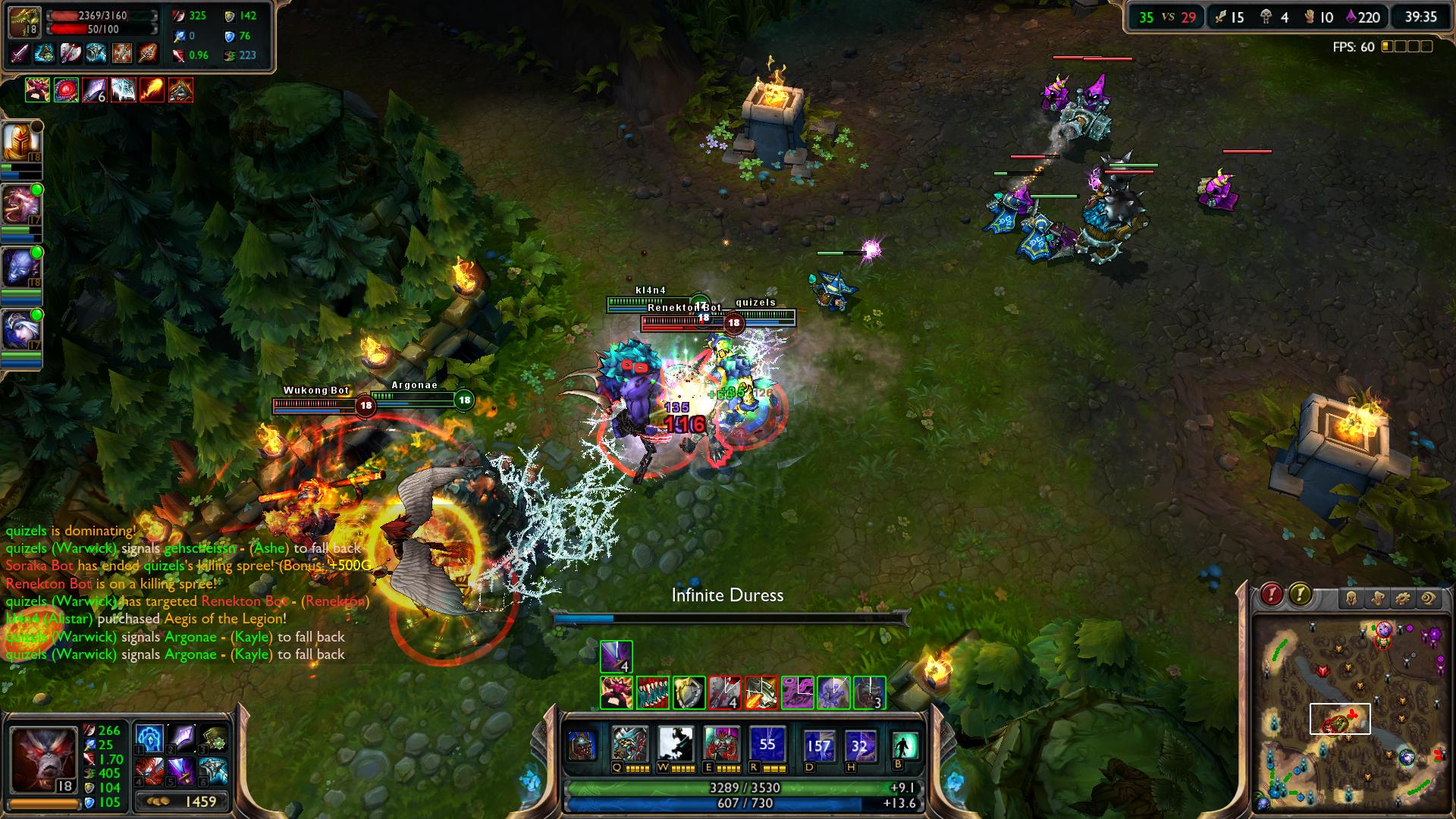 Warwick Infinite Duress lol