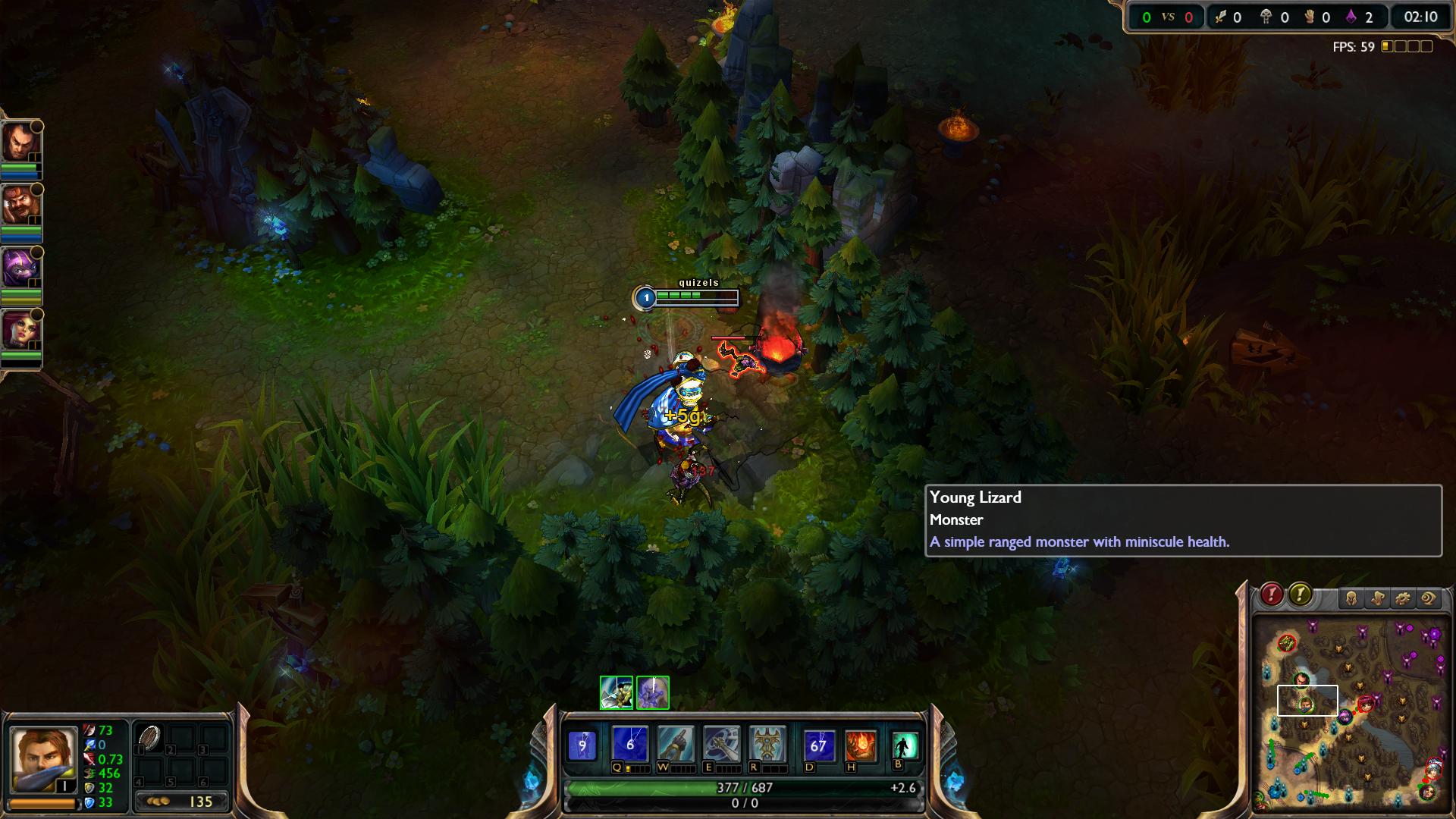 Young Lizard League of Legends lol