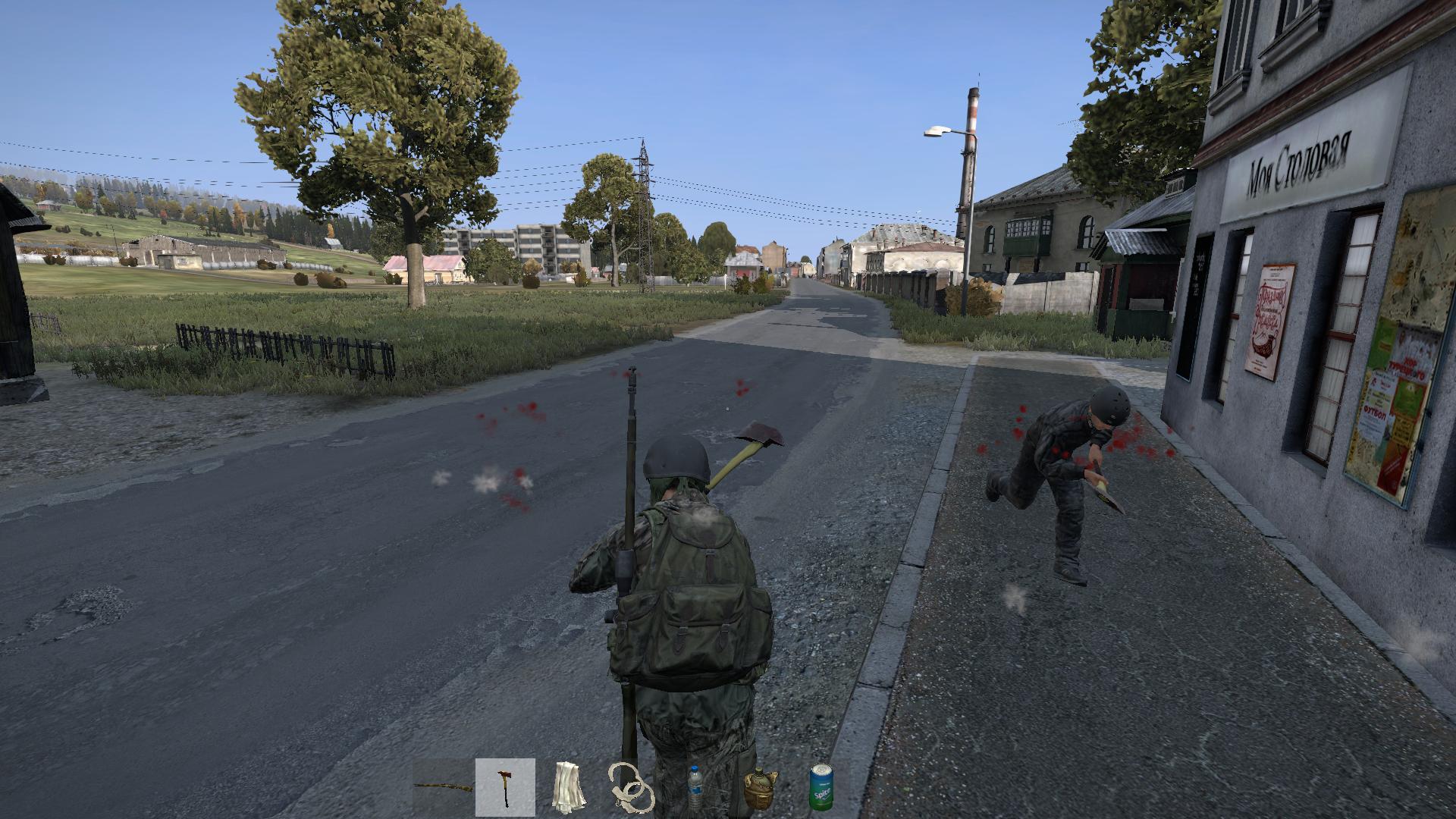 Firefighter Axe Fight dayz