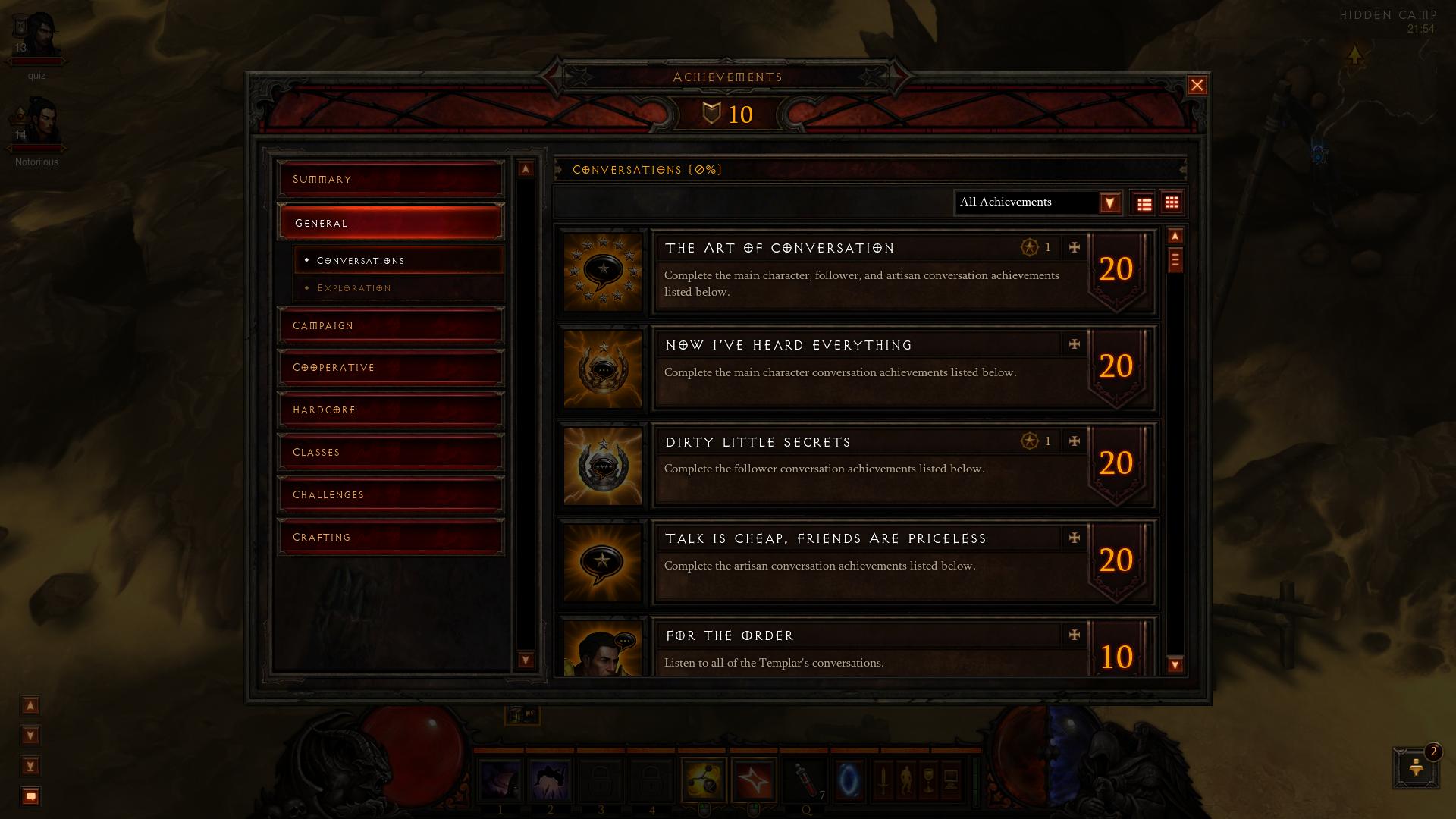 Achievements d3 diablo 3