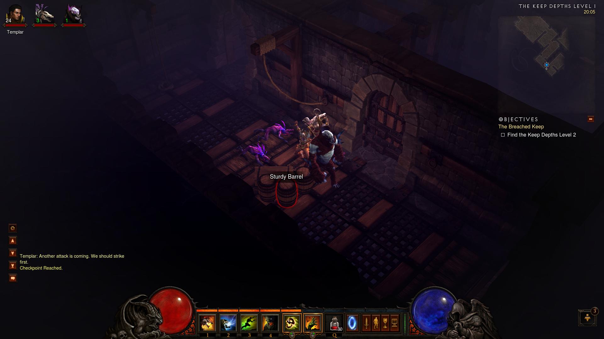 d3 The Keep Depths Level 1 diablo 3