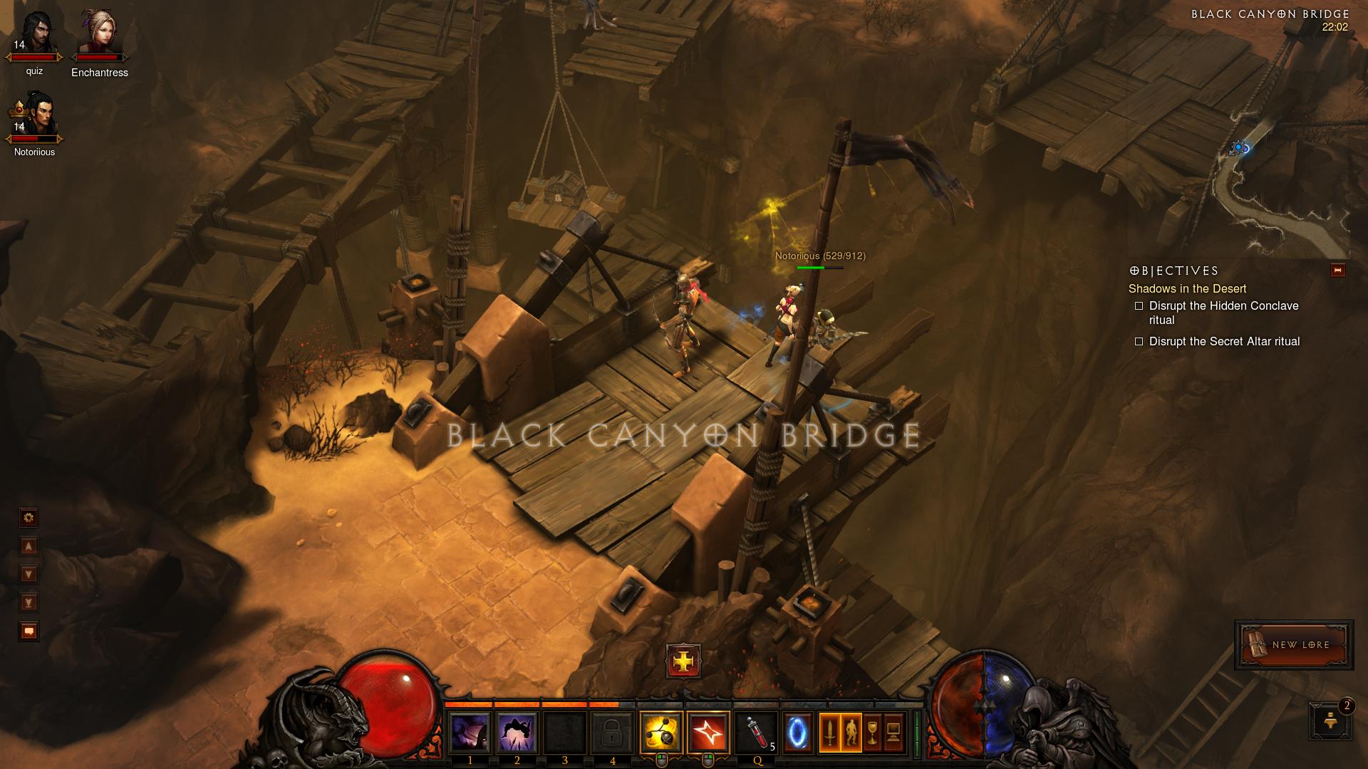 Diablo 3 Black Canyon Bridge d3 screenshot