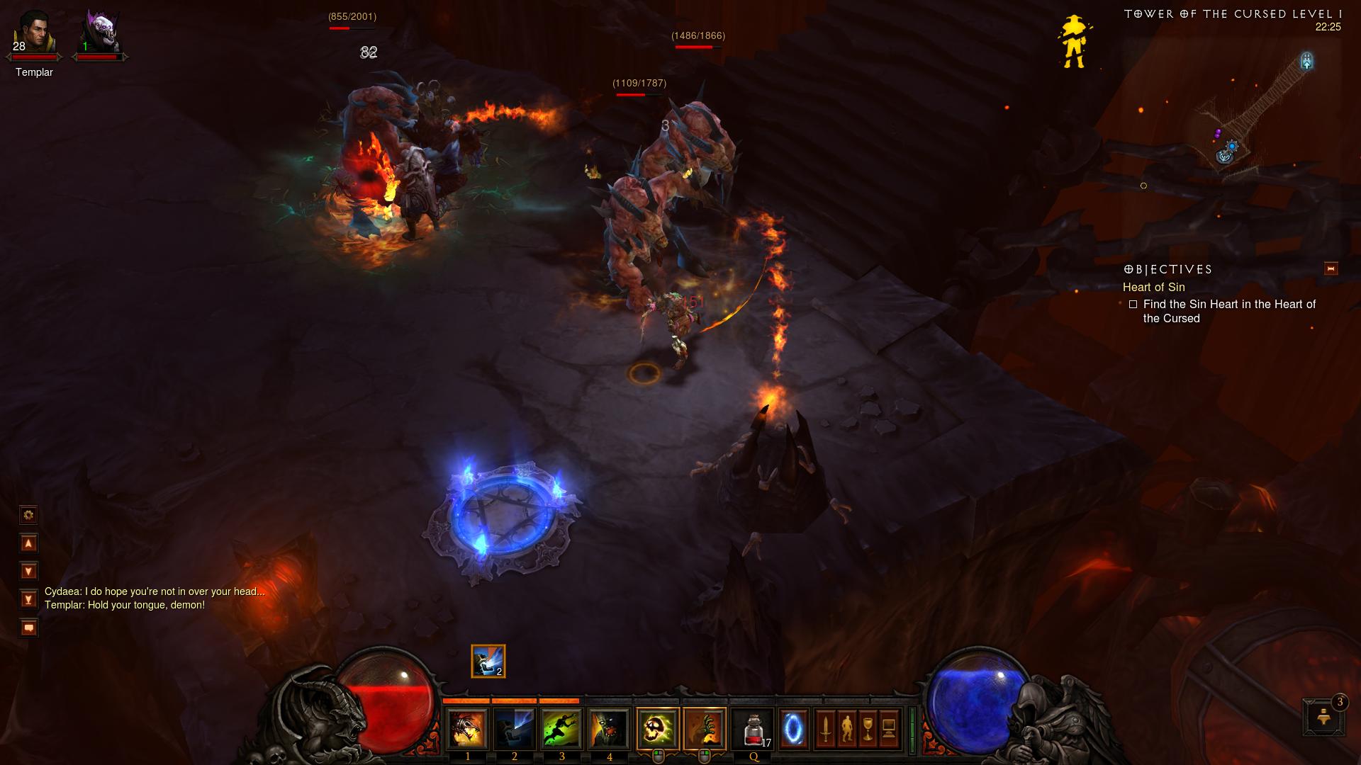 Diablo 3 Tower of the Cursed Level 1 diablo 3