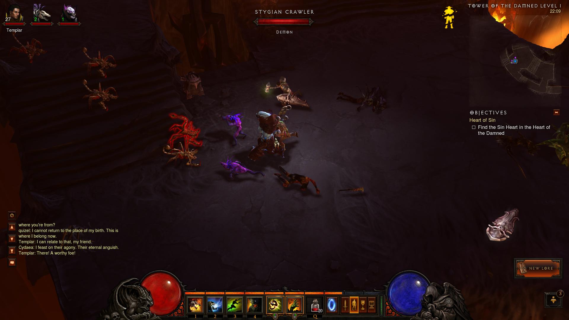 Diablo 3 Tower of the Damned Level 1 diablo 3