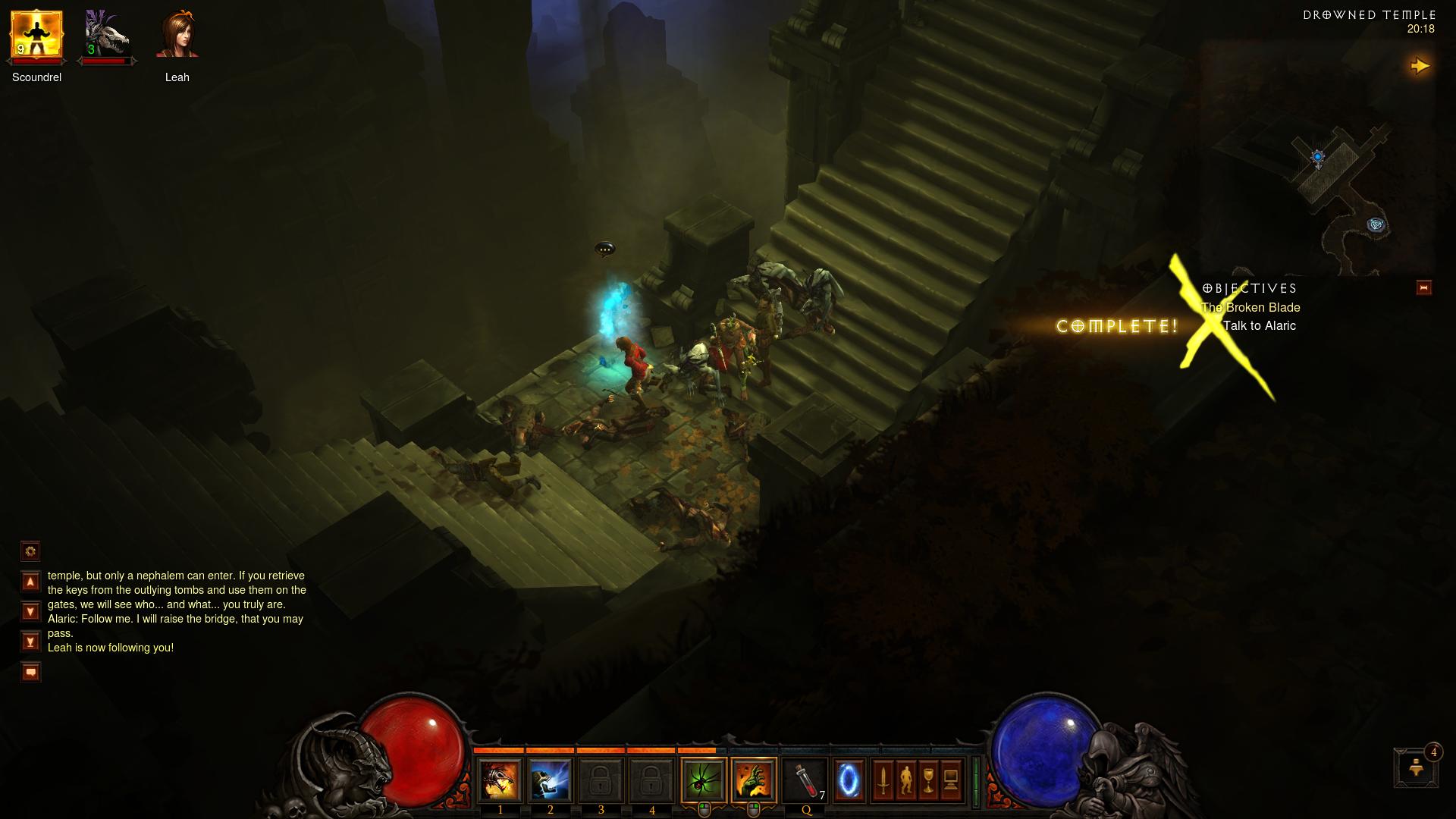 Drowned Temple Diablo 3 d3 screenshot