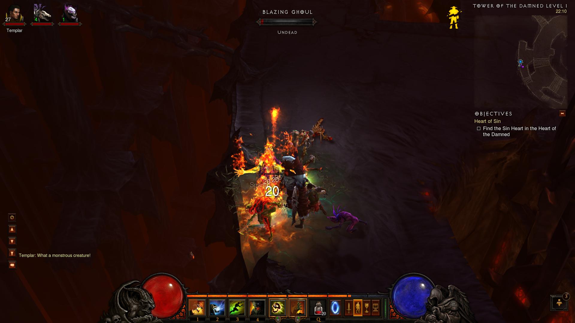 Tower of the Damned Level 1 d3 diablo 3