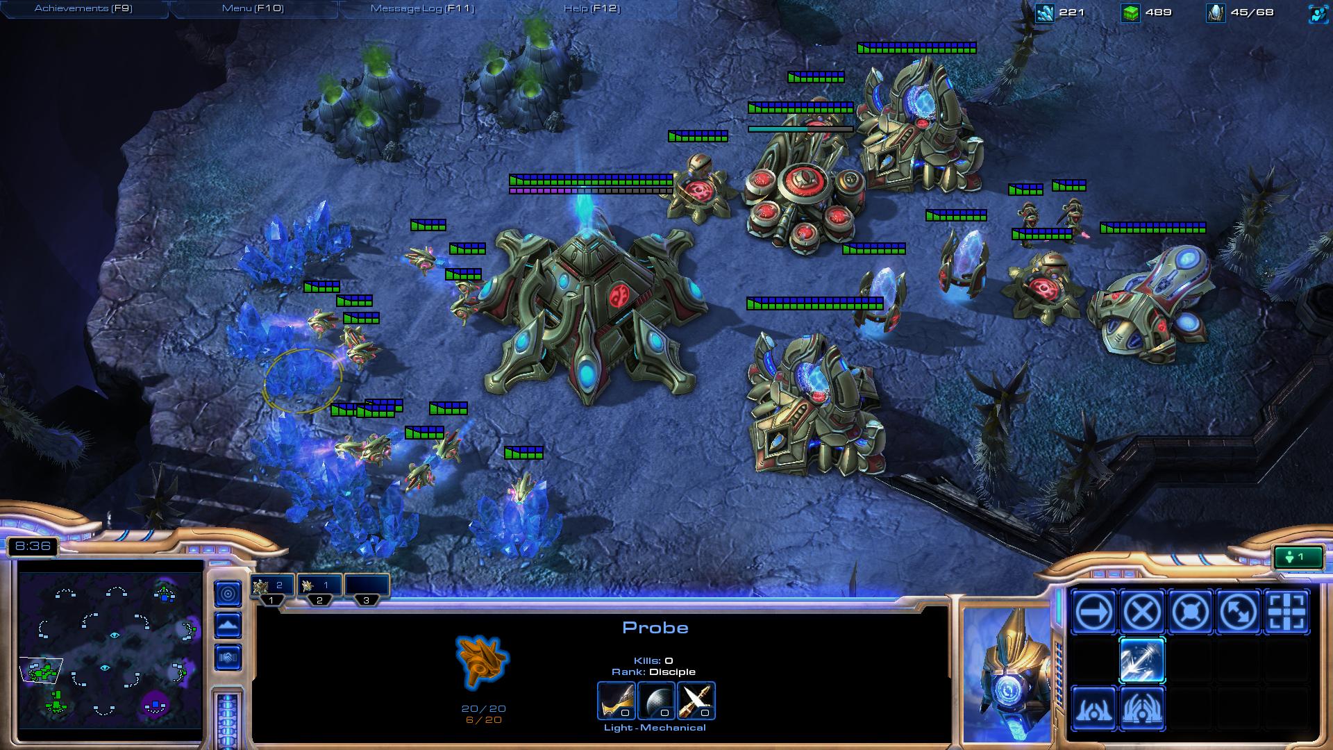 protoss opener sc2