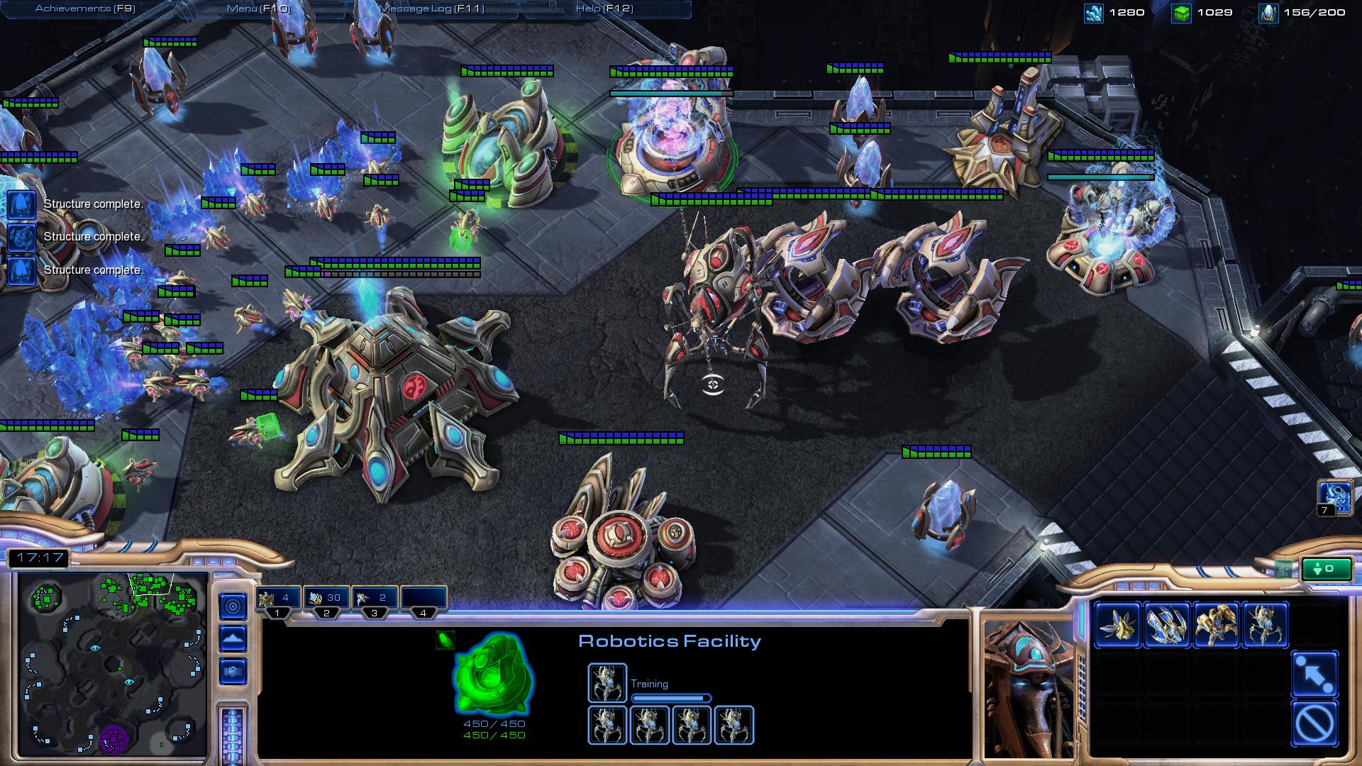 protoss vs roaches sc2