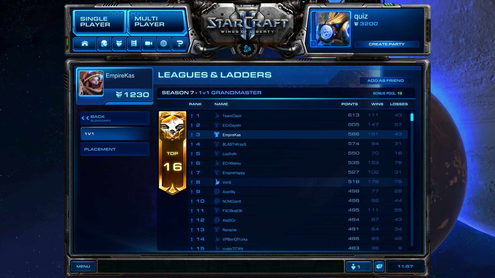 sc2 ladder system sc2