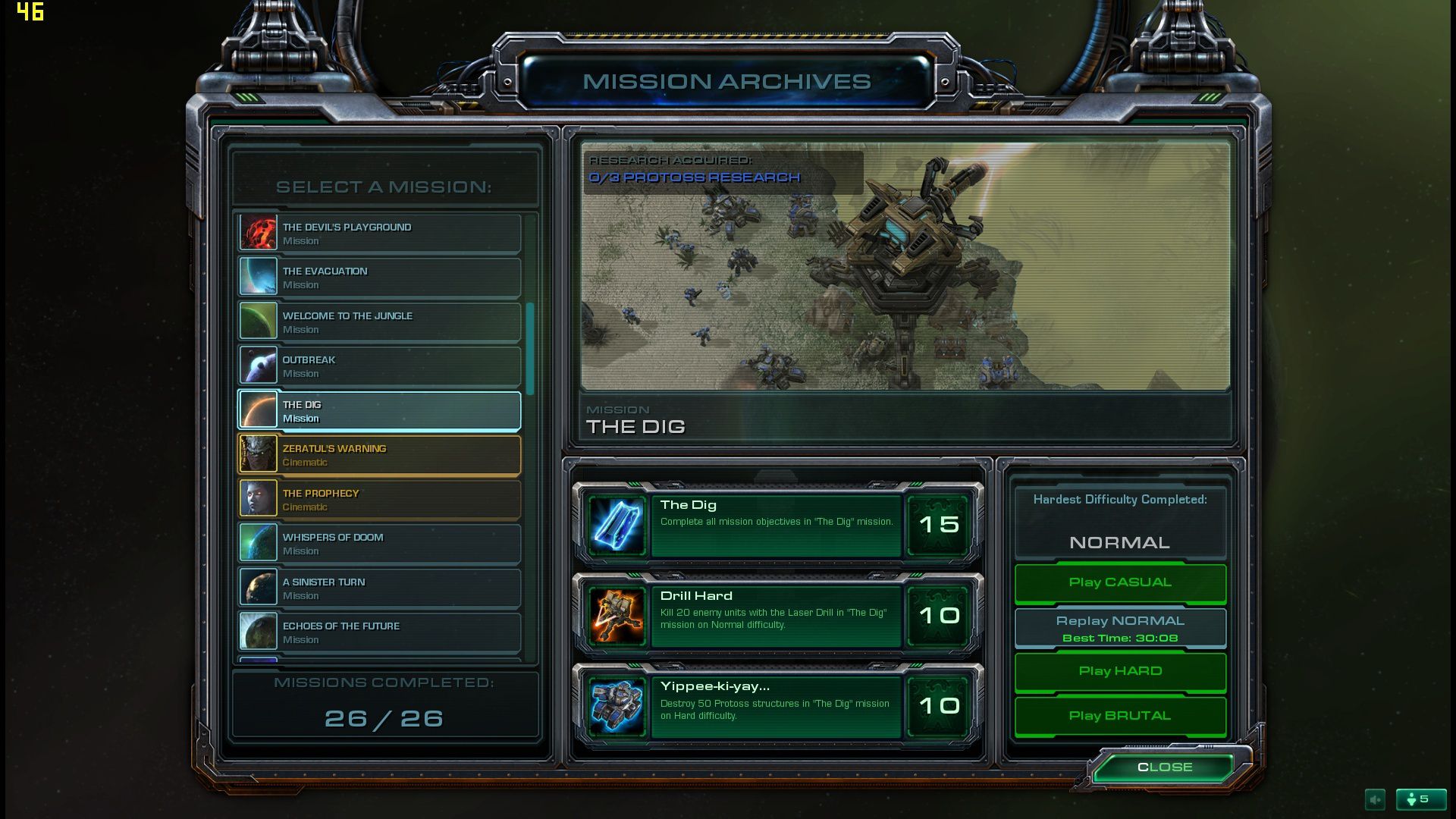sc2 The Dig sc2