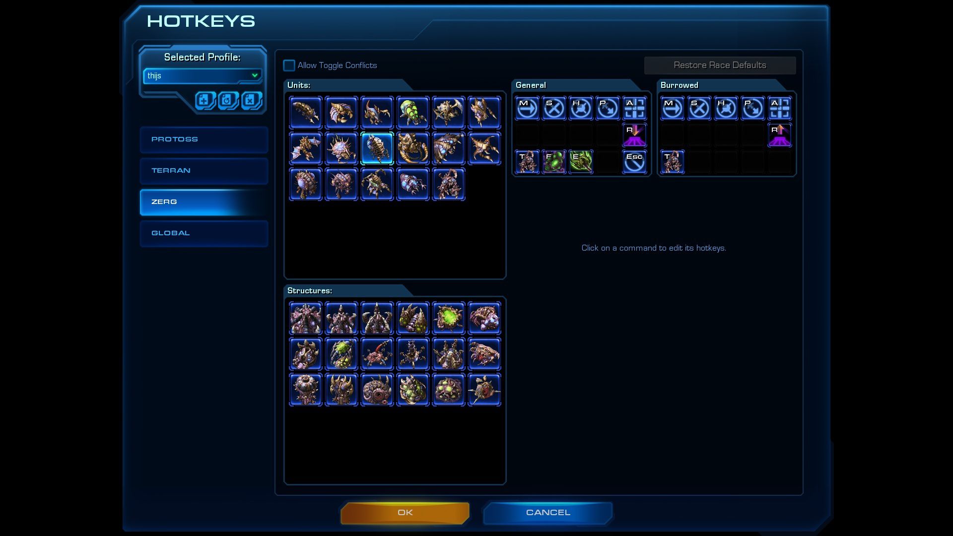 sc2 zerg hotkeys sc2