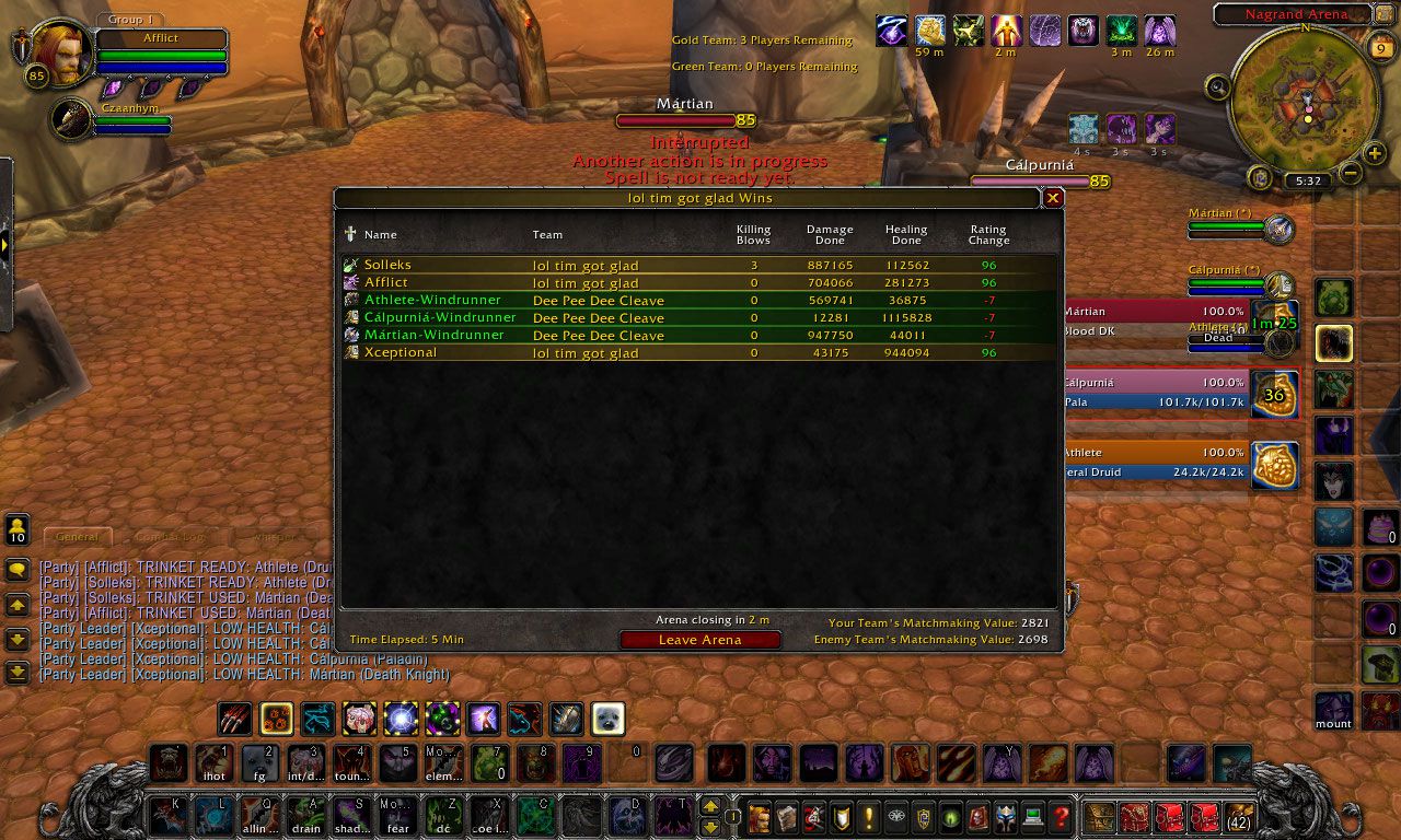 Afflict Nagrand Arena wow