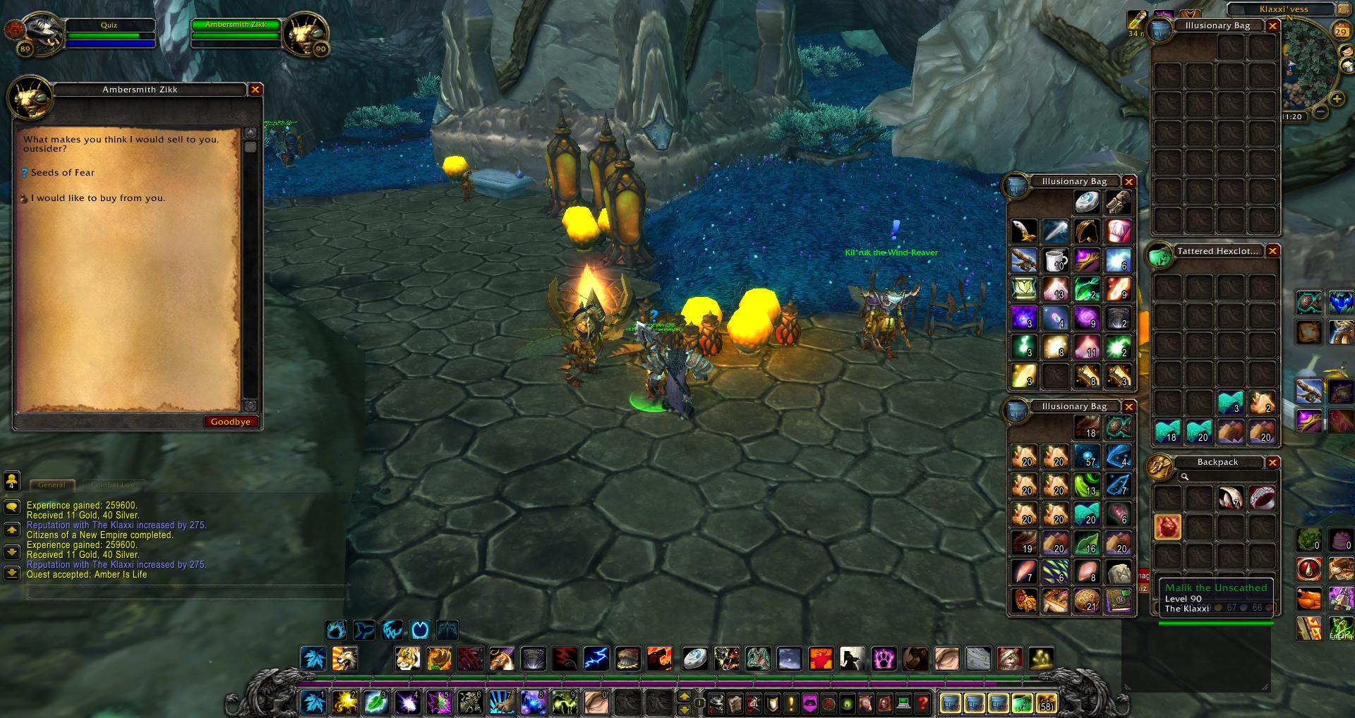 Ambersmith Zikk wow