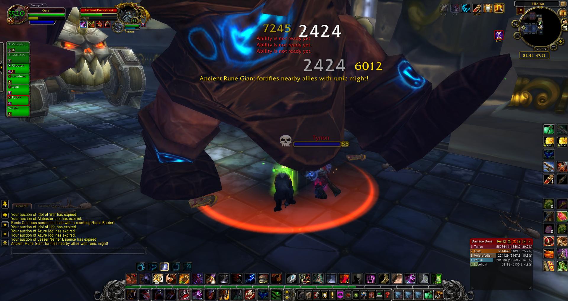 Ancient Rune Giant Ulduar wow