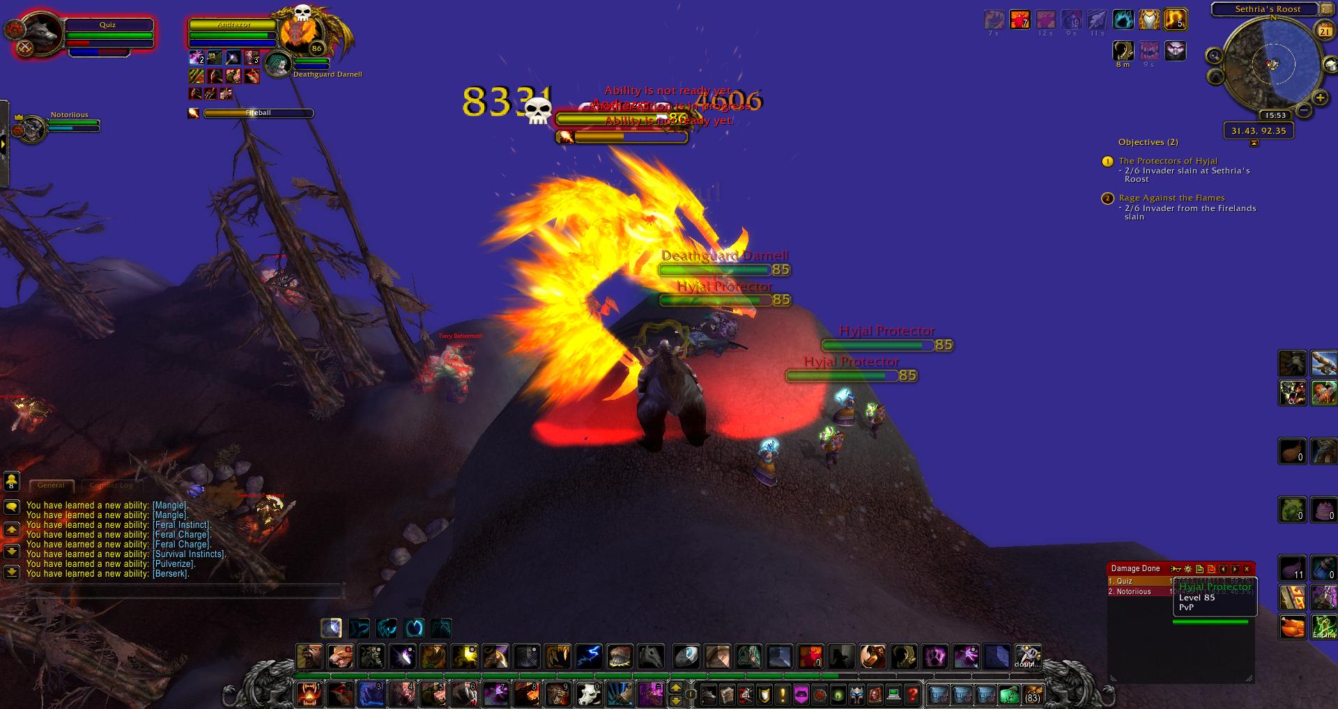 Andrazor Mount Hyjal wow