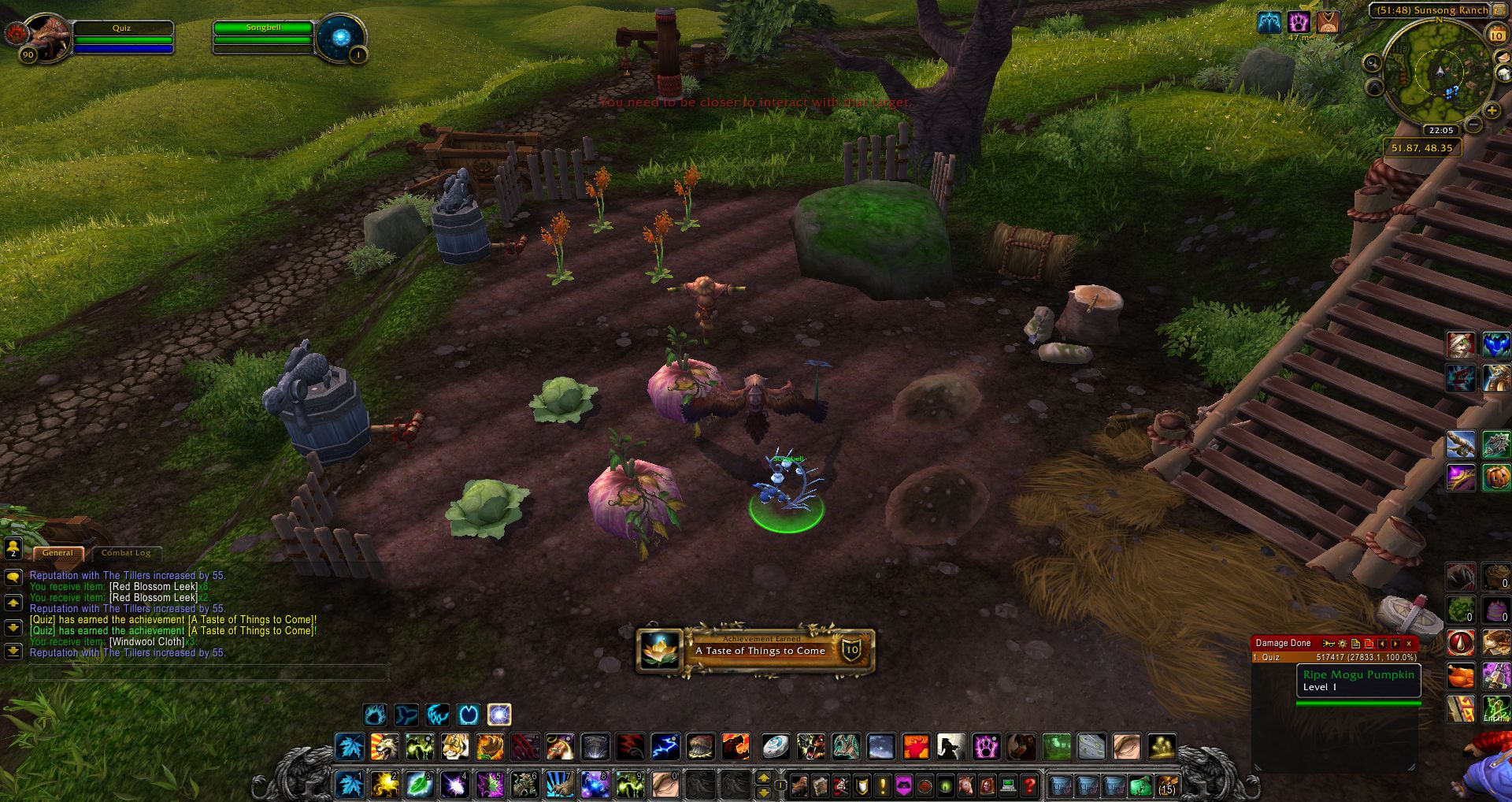 A Taste of Things to Come achievement wow