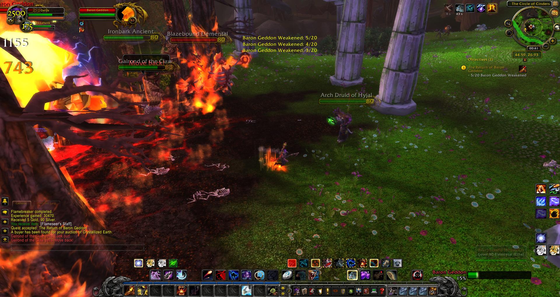 Baron Geddon Weakened wow