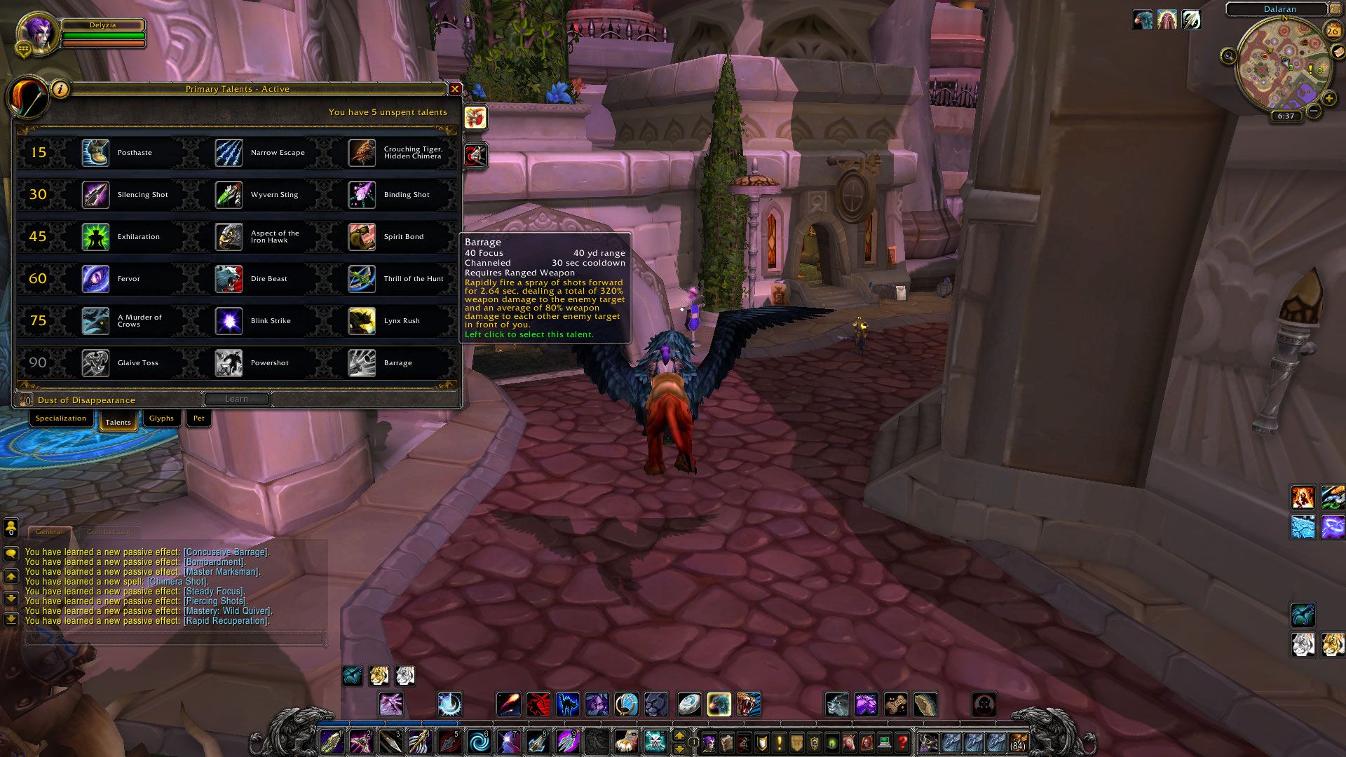 Barrage hunter wow