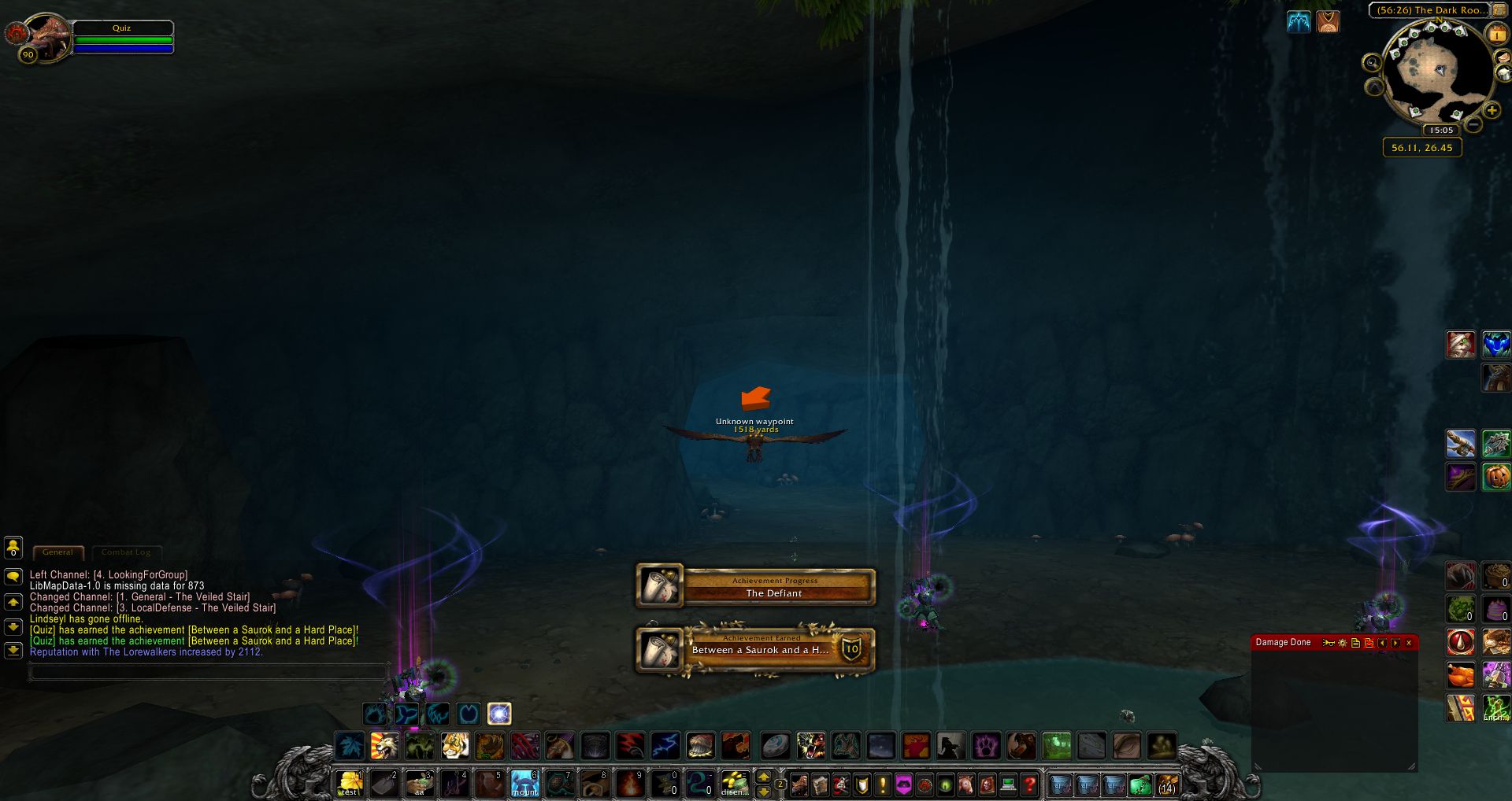 Between a Saurok and a Hard Place wow